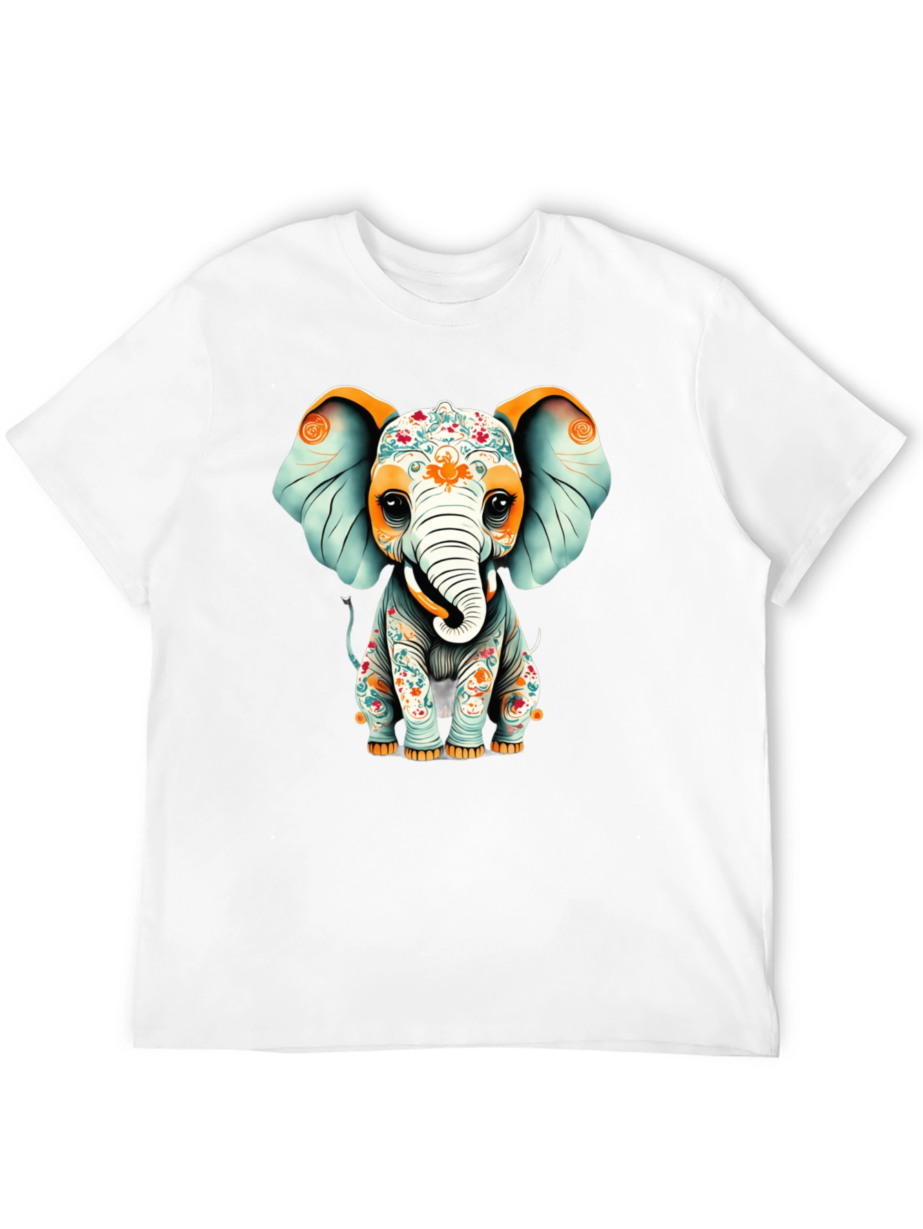 Elephant Graphic T-Shirt - Black