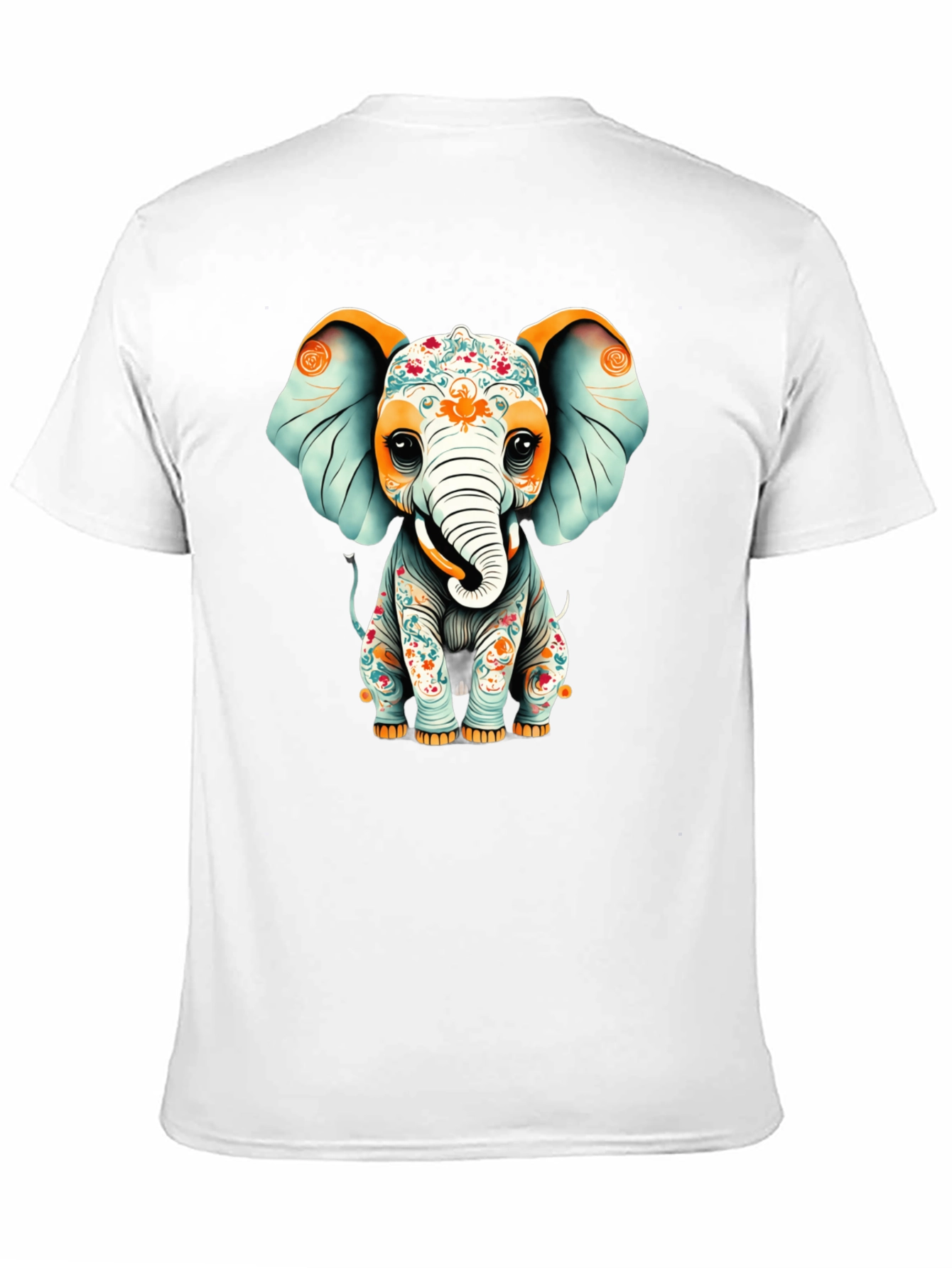 Elephant Graphic T-Shirt - Black