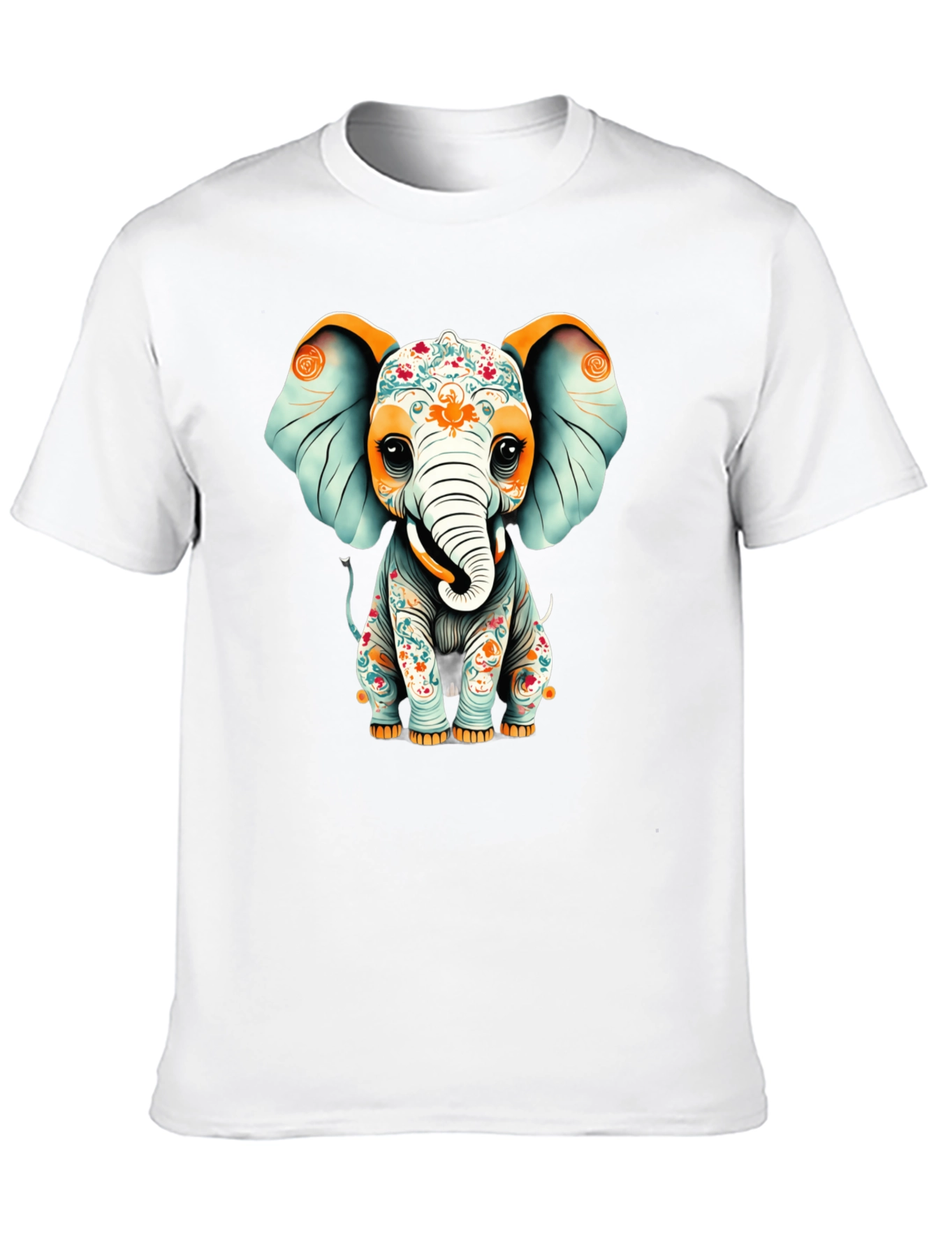 Elephant Graphic T-Shirt - Black