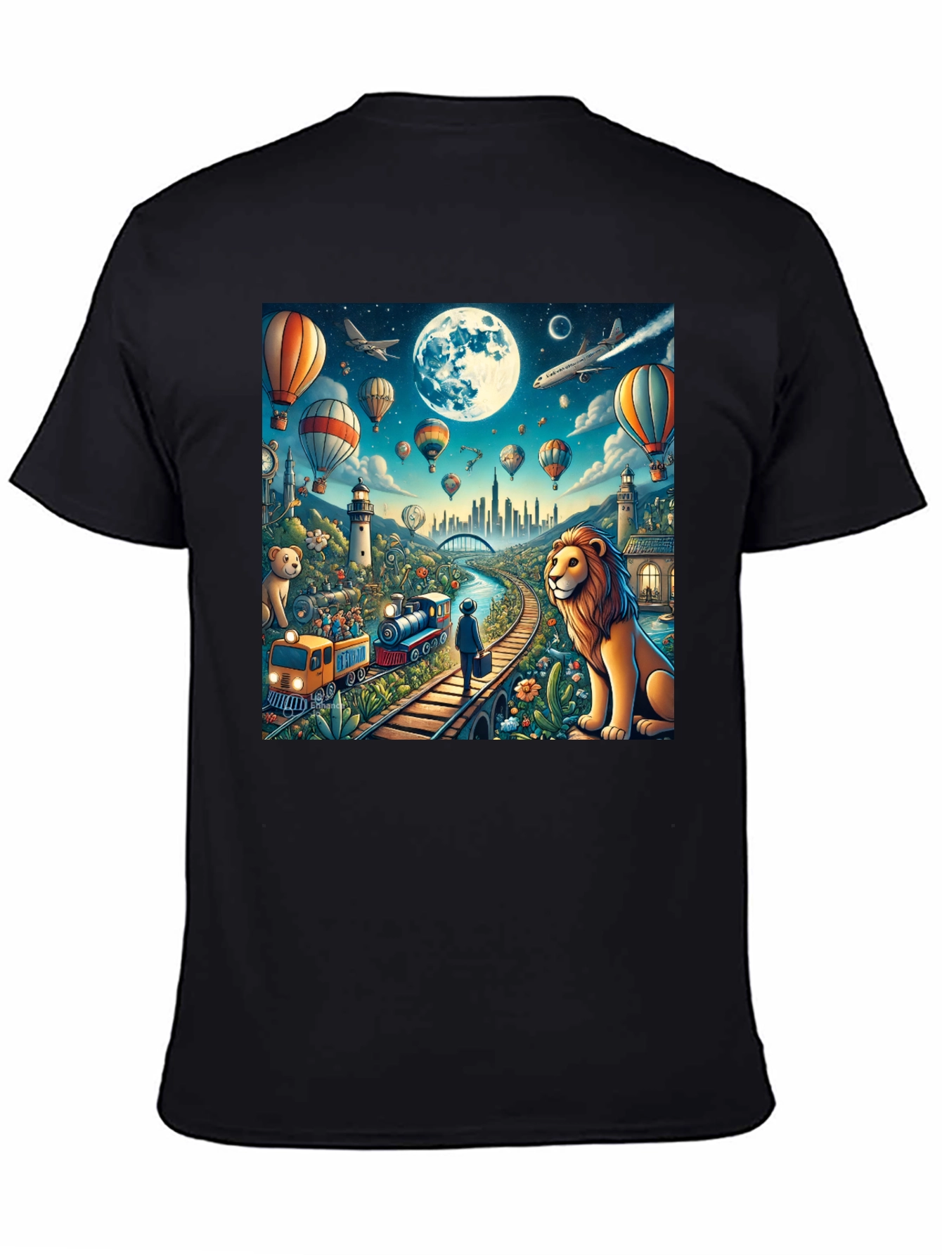 Imaginative Dreamscape Graphic T-Shirt