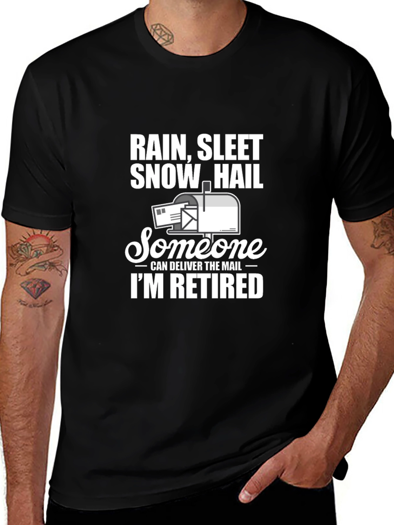 Retired Mail Carrier T-Shirt: Funny Postal Worker Tee