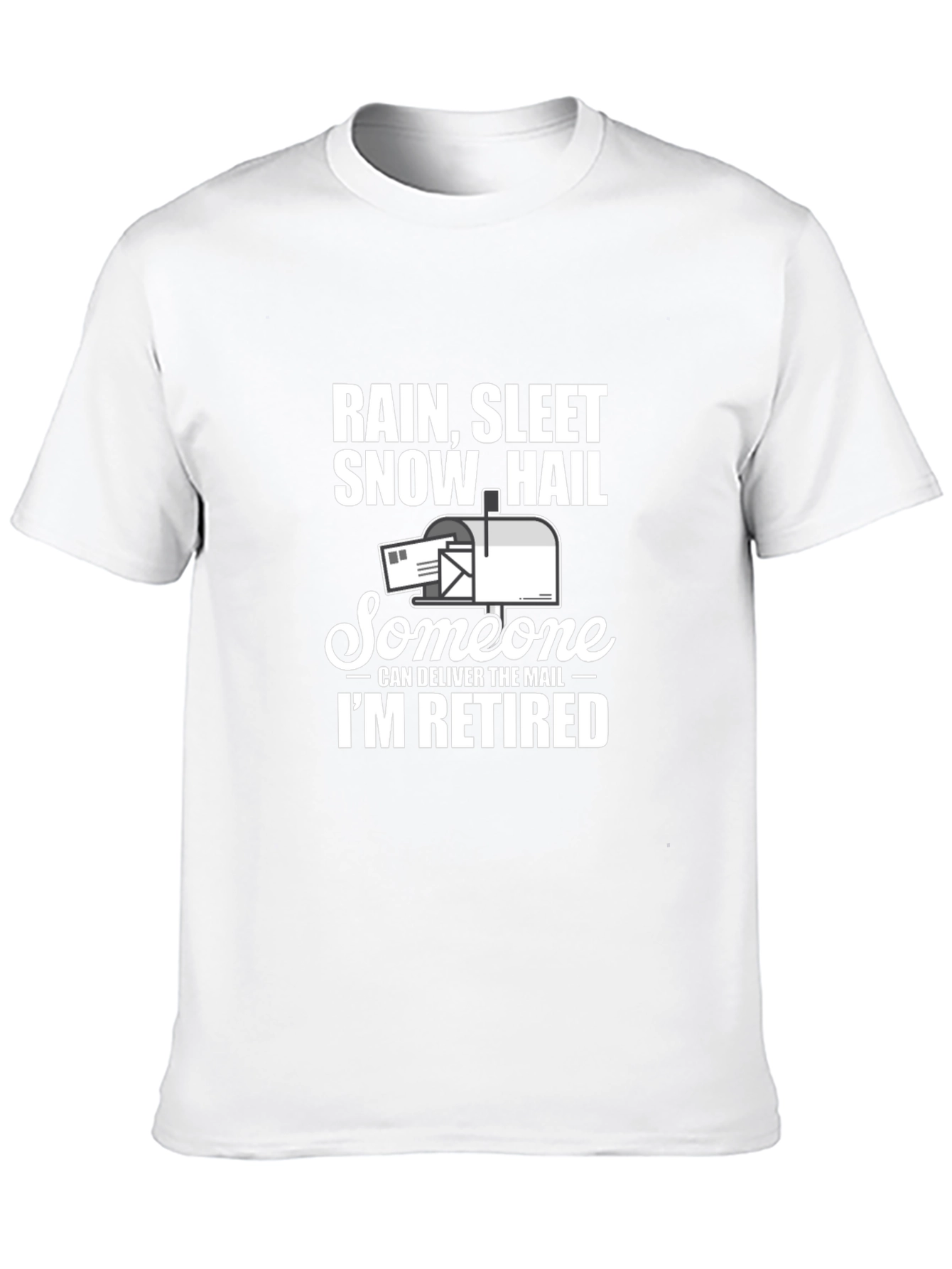 Retired Mail Carrier T-Shirt: Funny Postal Worker Tee