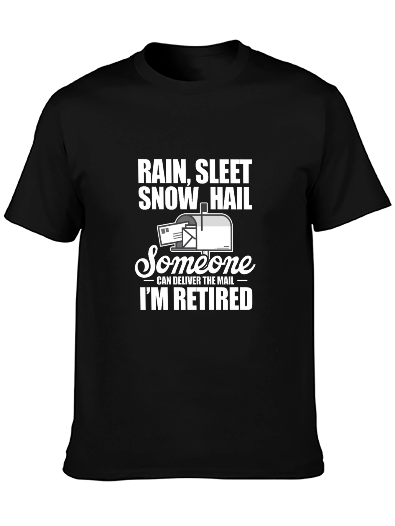Retired Mail Carrier T-Shirt: Funny Postal Worker Tee