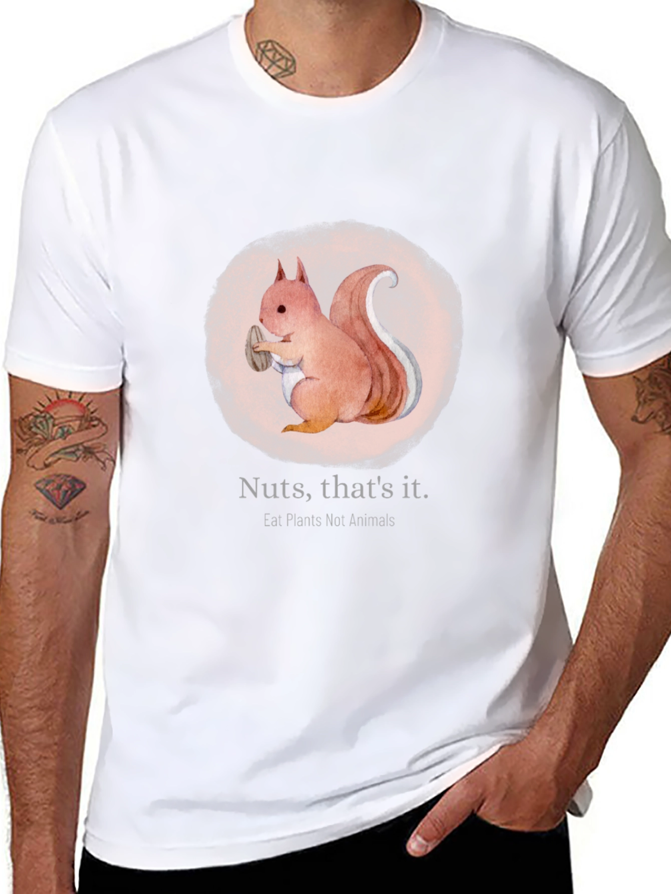 Nuts Thats It Vegan Squirrel Tee
