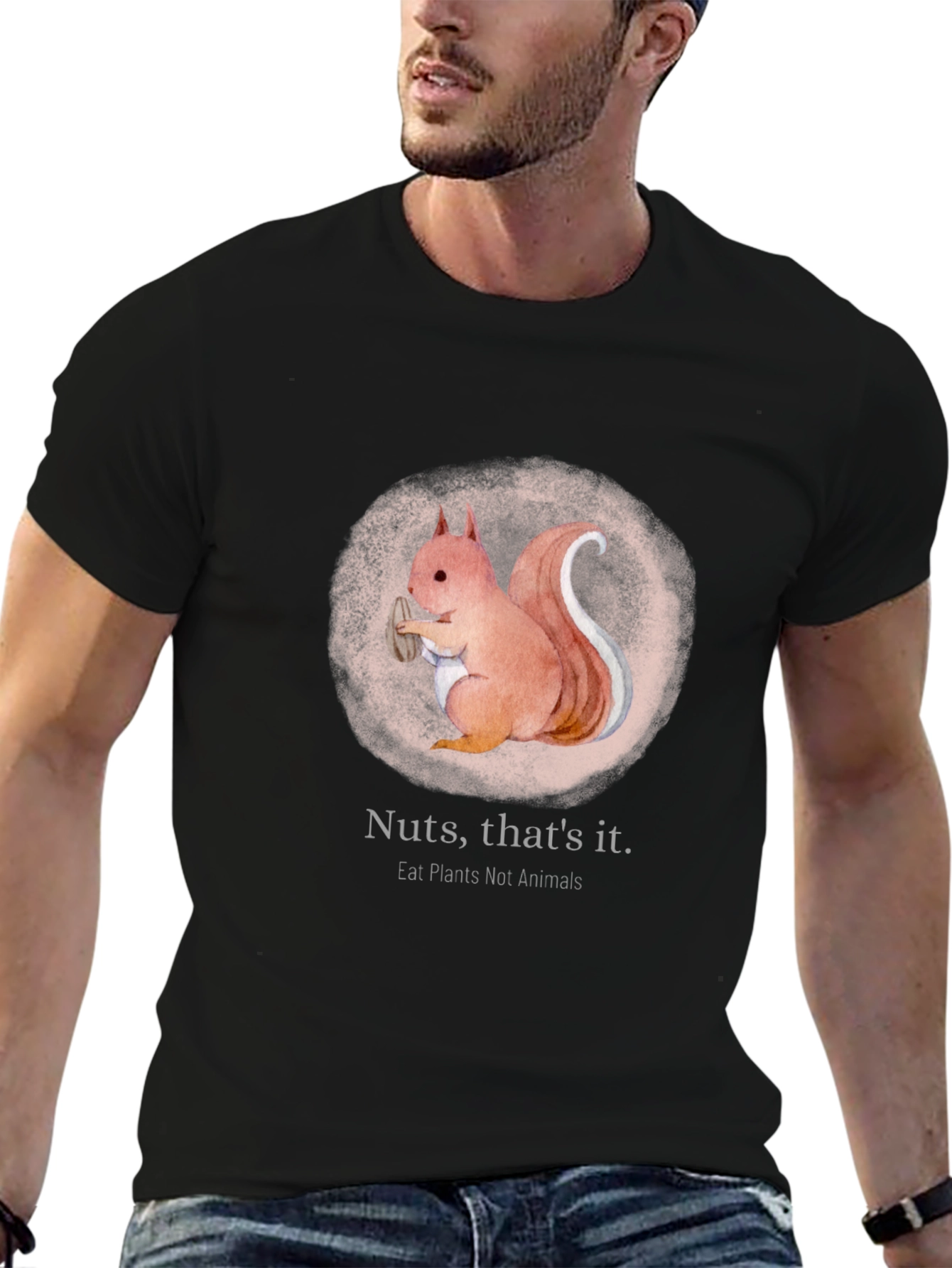 Nuts Thats It Vegan Squirrel Tee