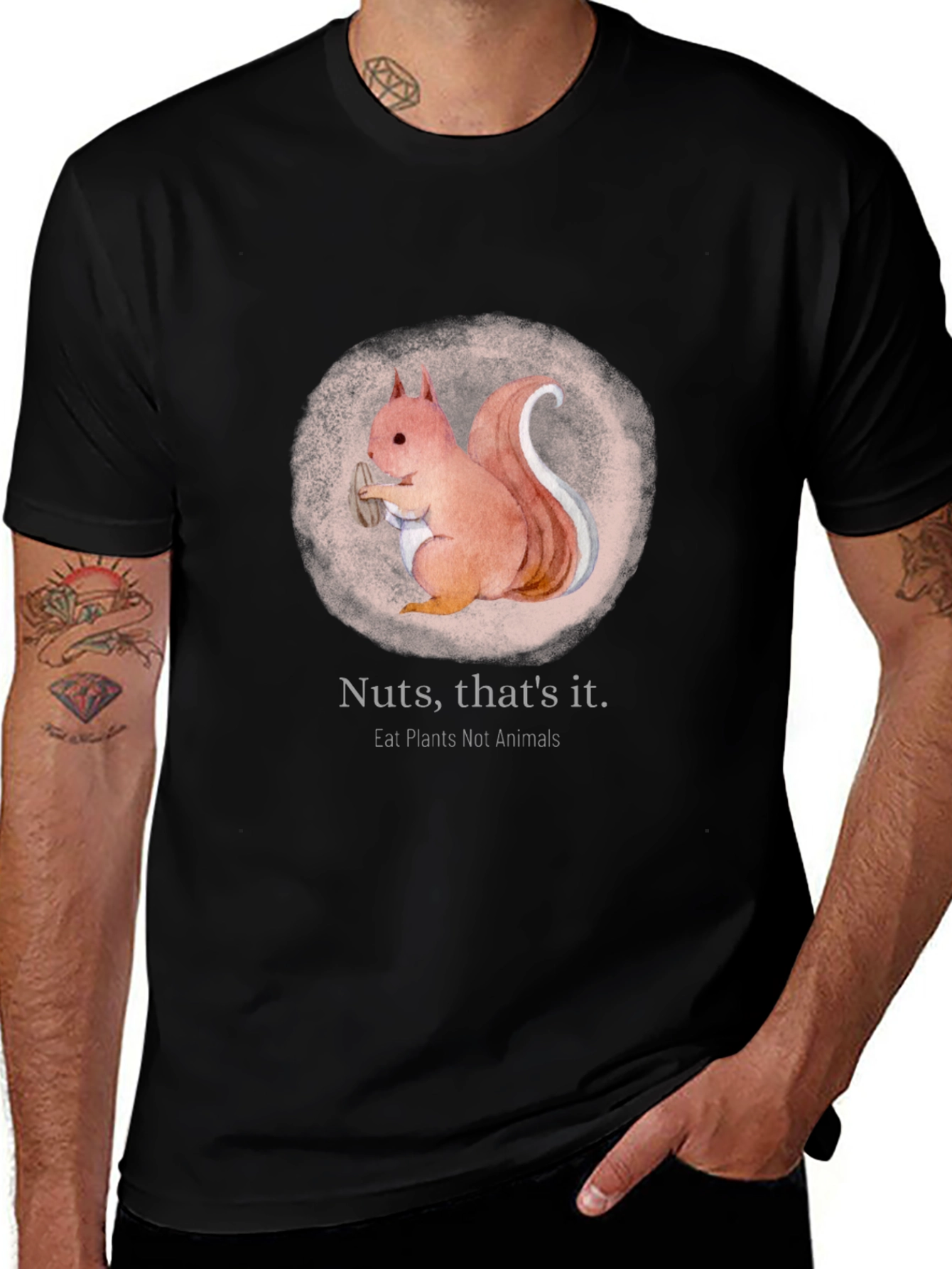 Nuts Thats It Vegan Squirrel Tee