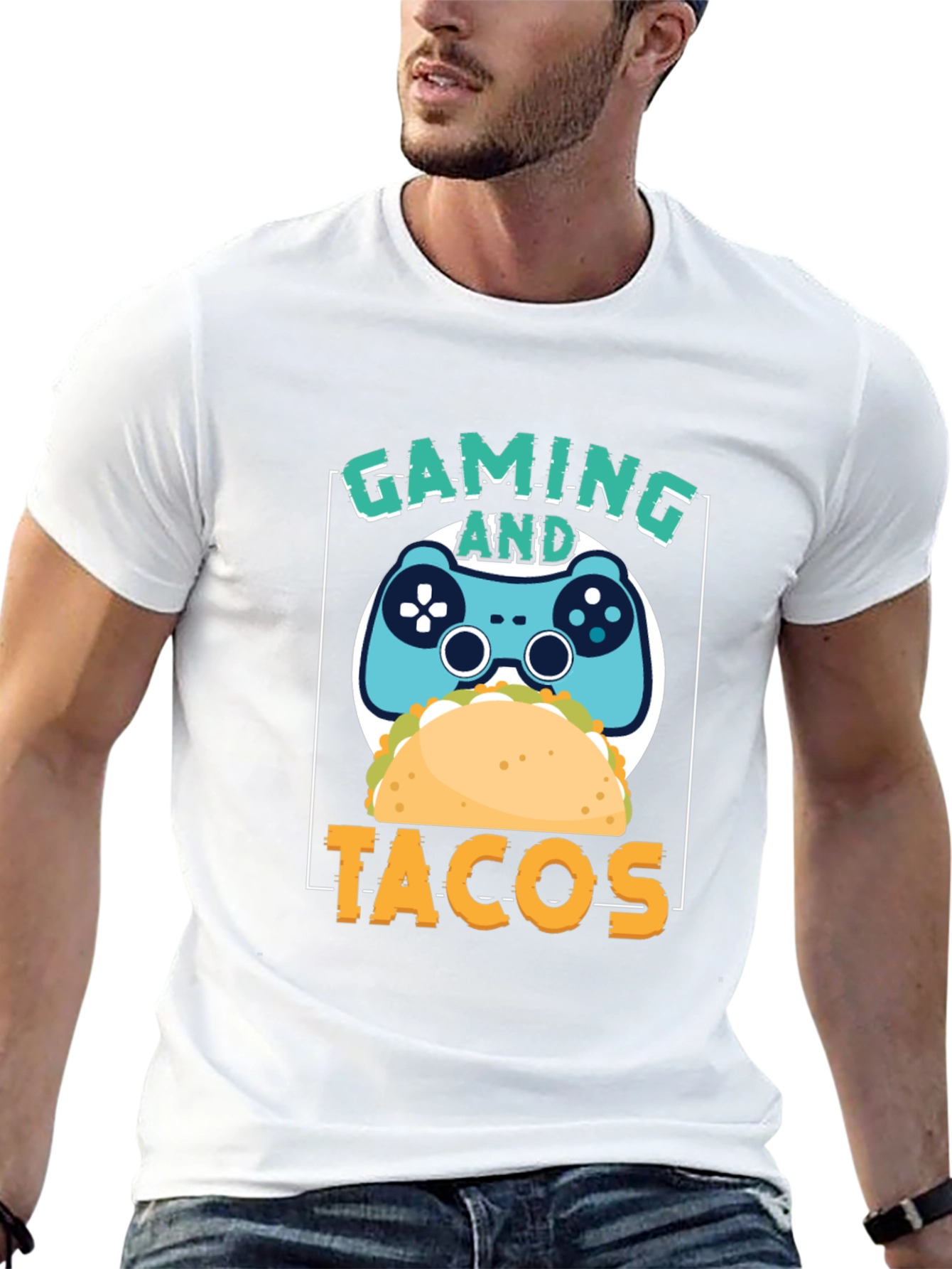 Gaming and Tacos Graphic T-Shirt