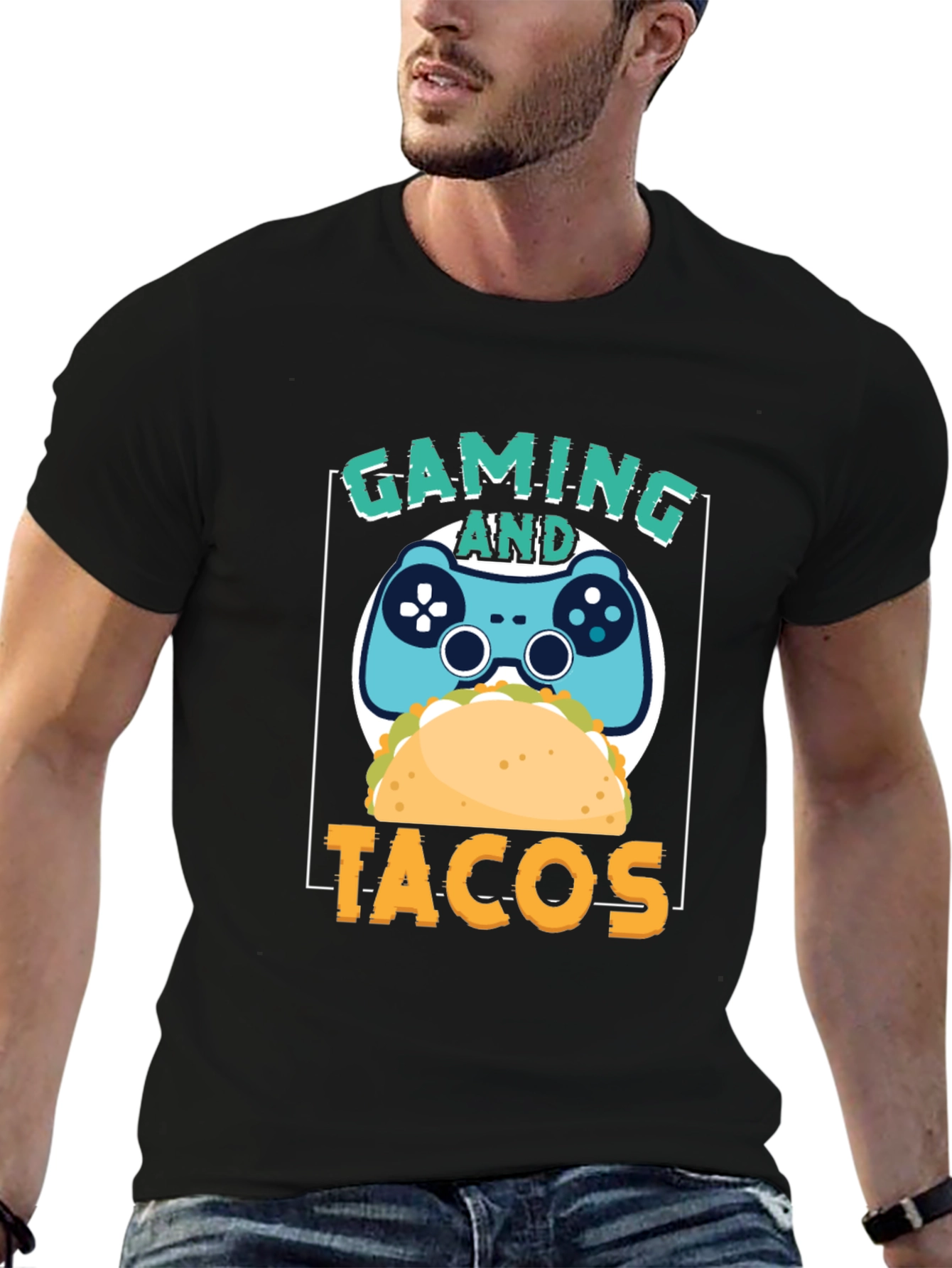 Gaming and Tacos Graphic T-Shirt