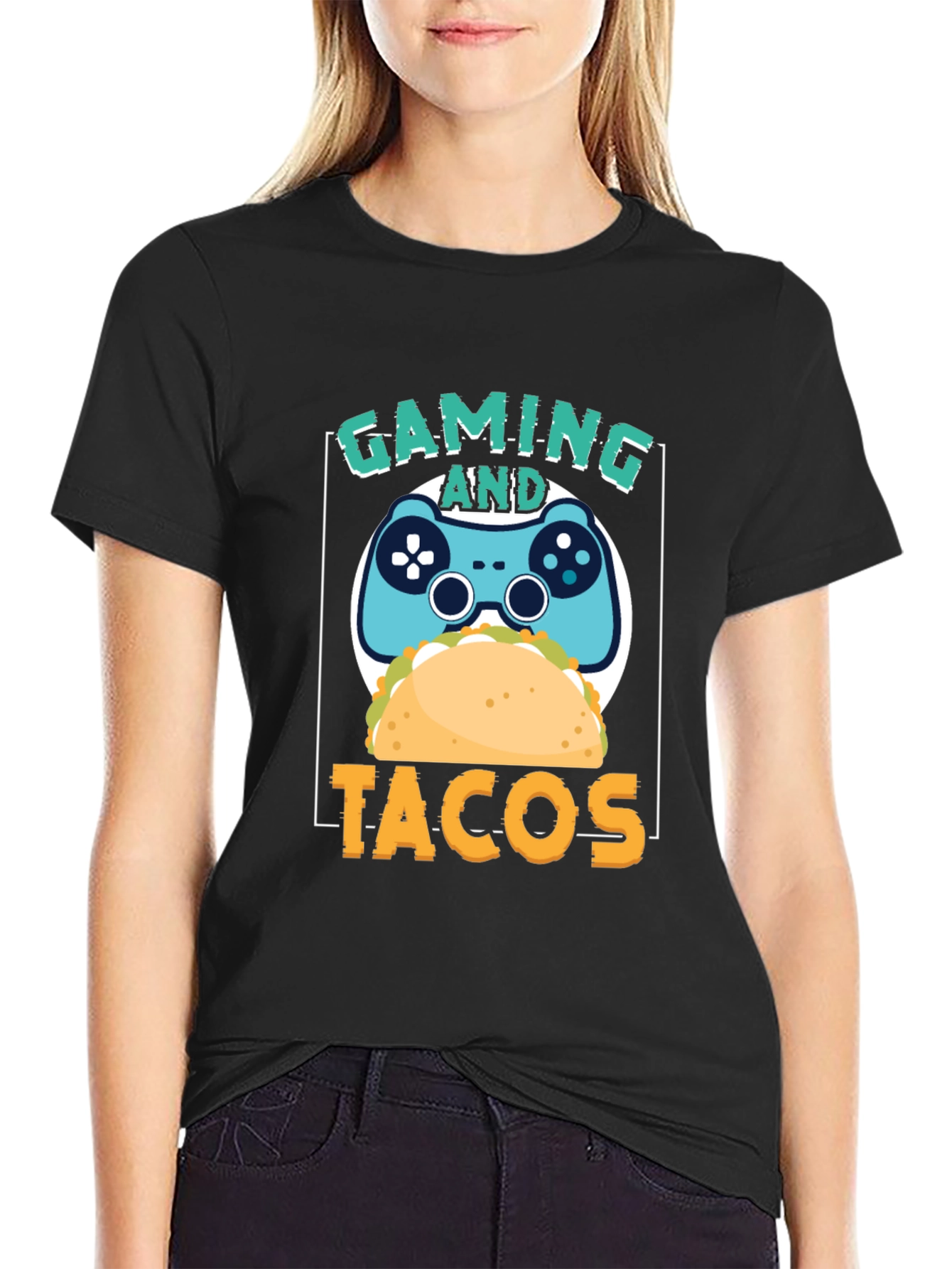 Gaming and Tacos Graphic T-Shirt