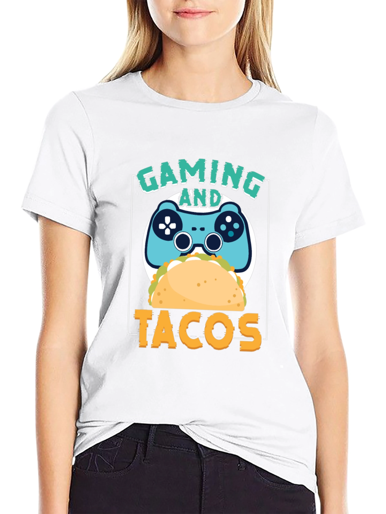 Gaming and Tacos Graphic T-Shirt