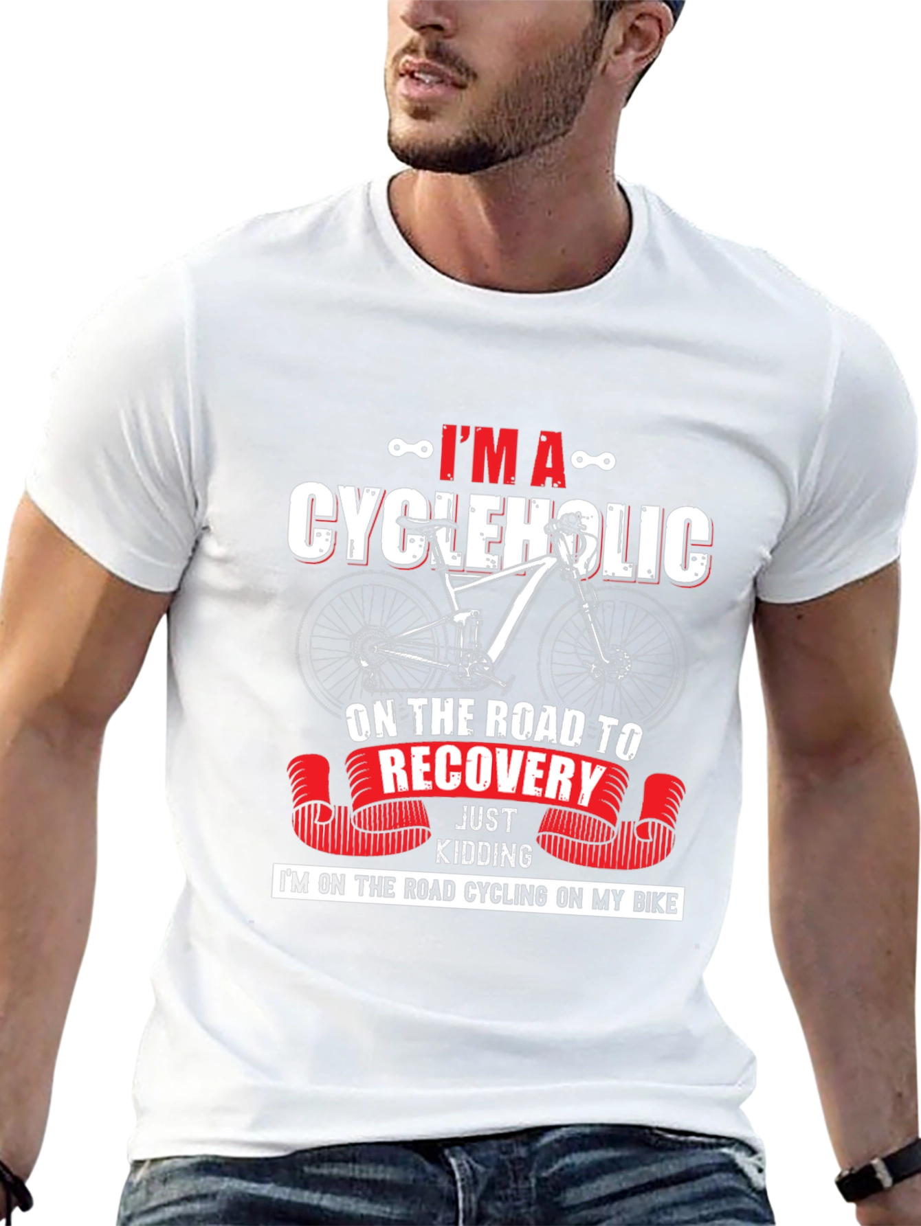 Cycleholic T-Shirt - Road to Recovery