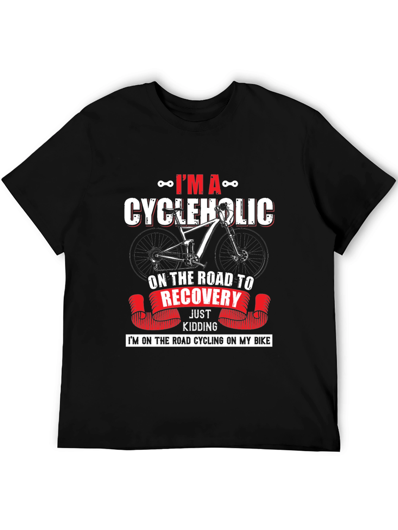 Cycleholic T-Shirt - Road to Recovery