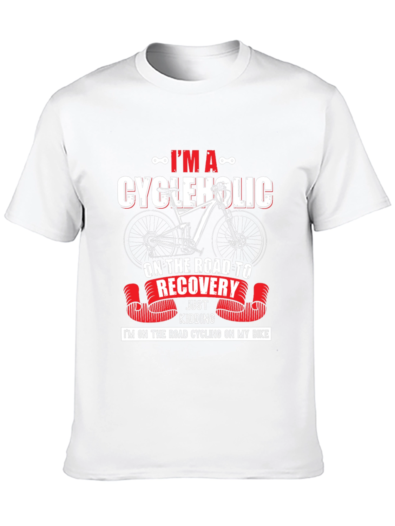 Cycleholic T-Shirt - Road to Recovery
