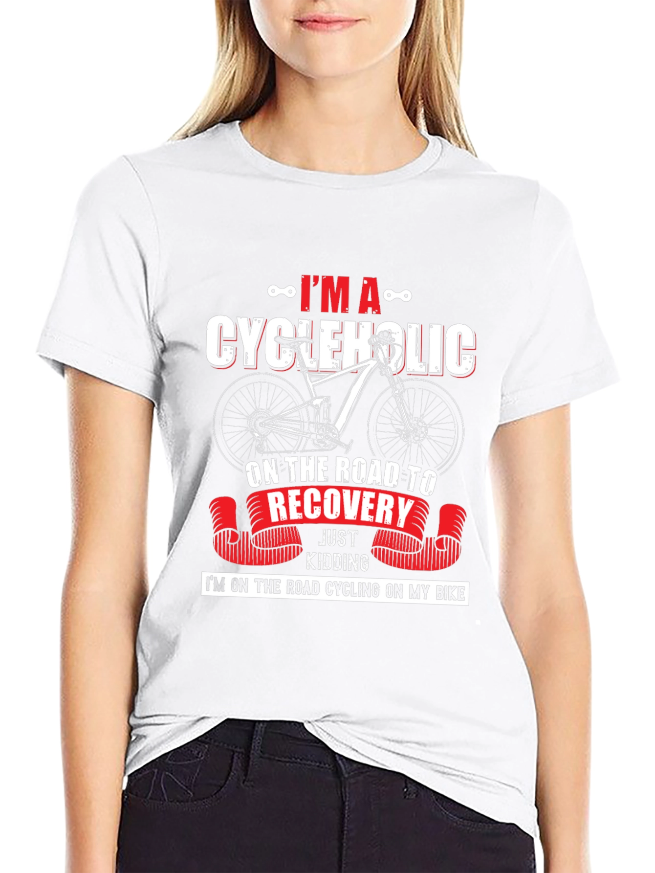 Cycleholic T-Shirt - Road to Recovery