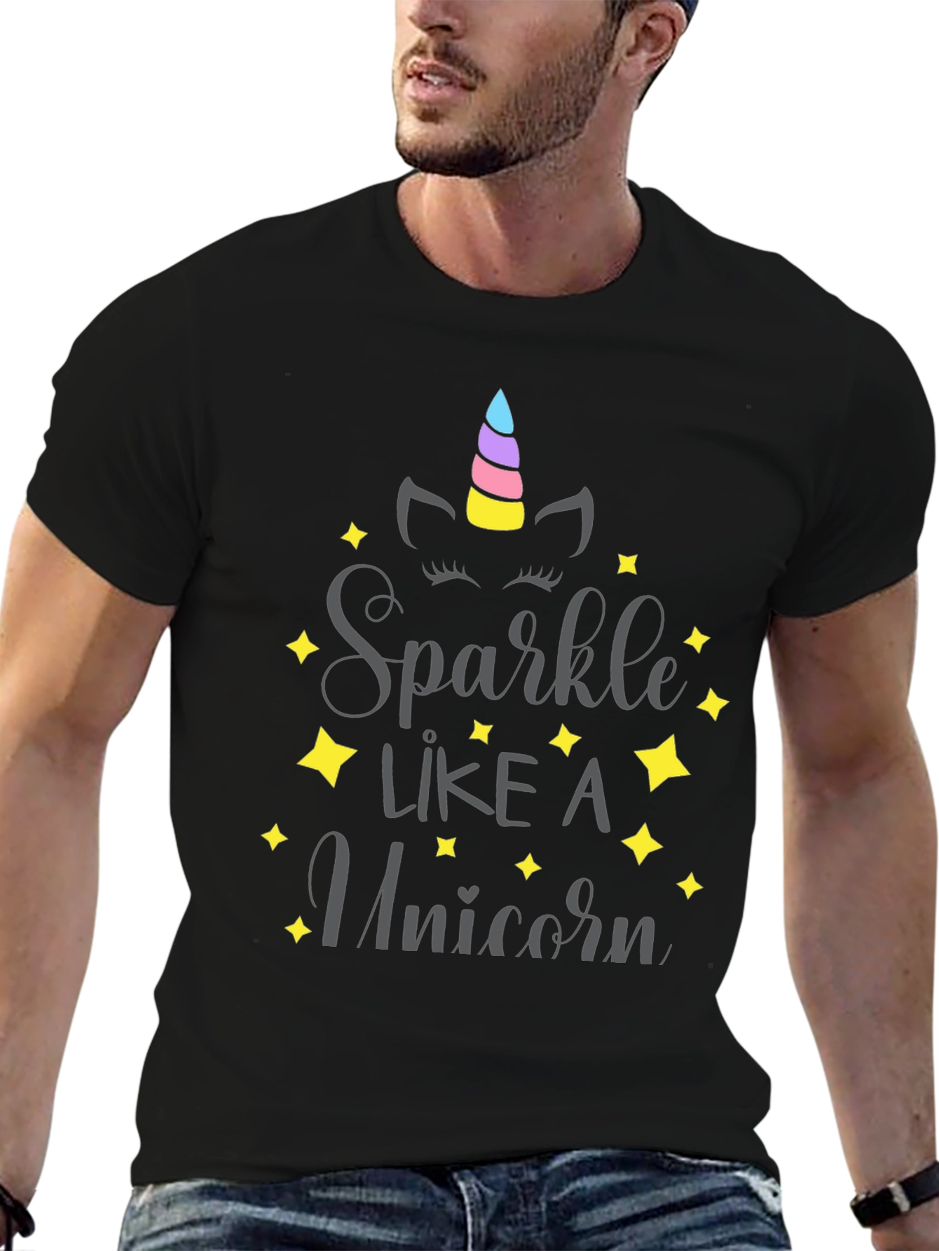 Sparkle Like a Unicorn Graphic T-Shirt