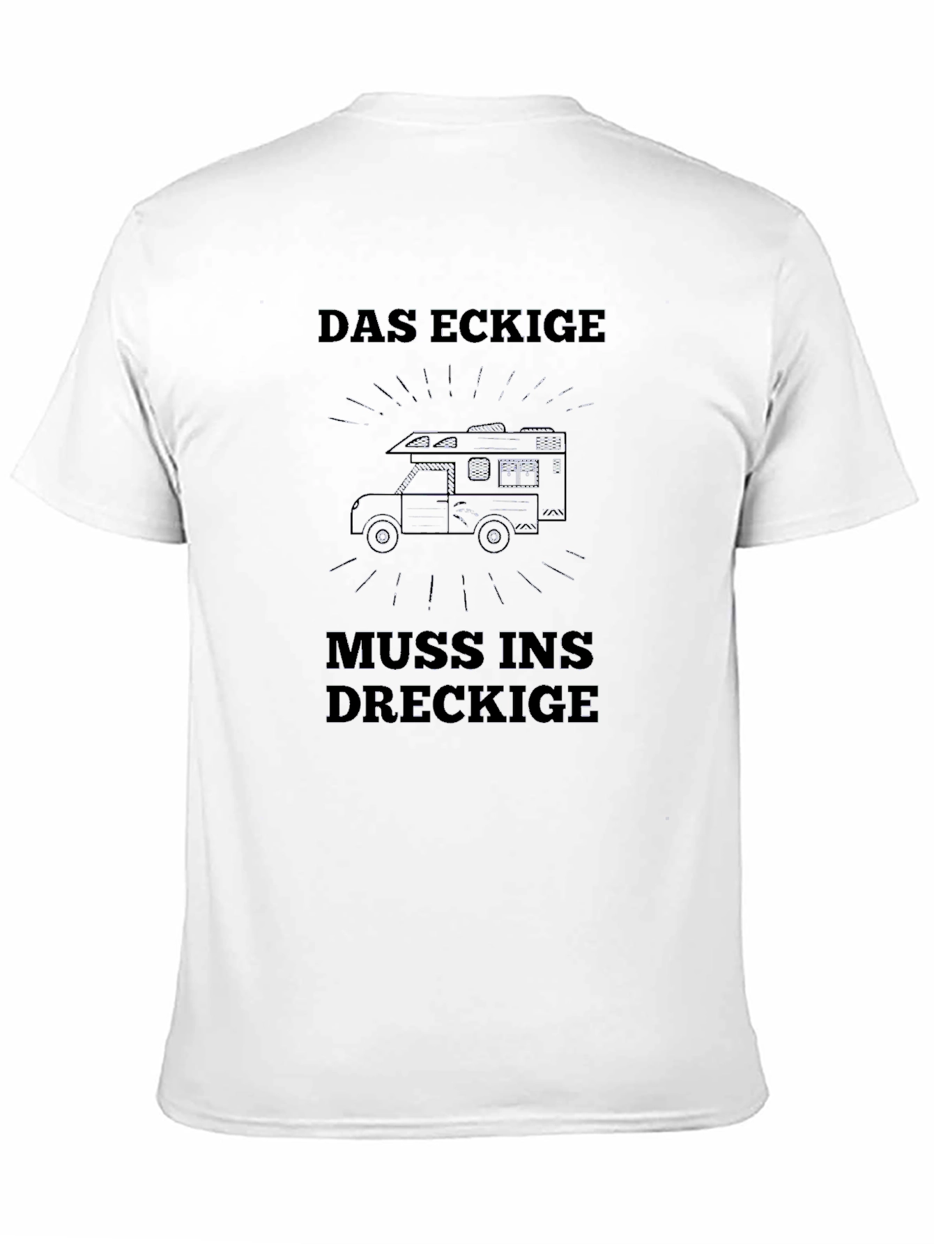 Das Eckige Camper T-Shirt - Black