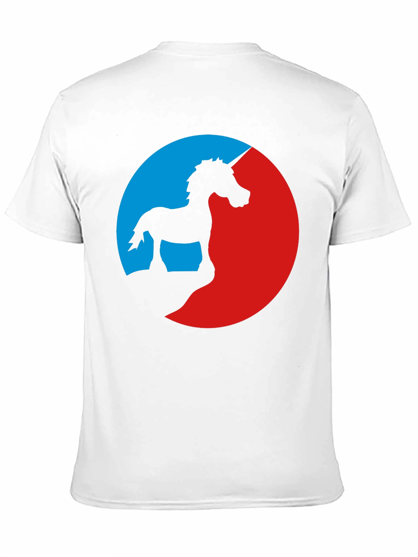 Unicorn Silhouette Graphic Tee - Black