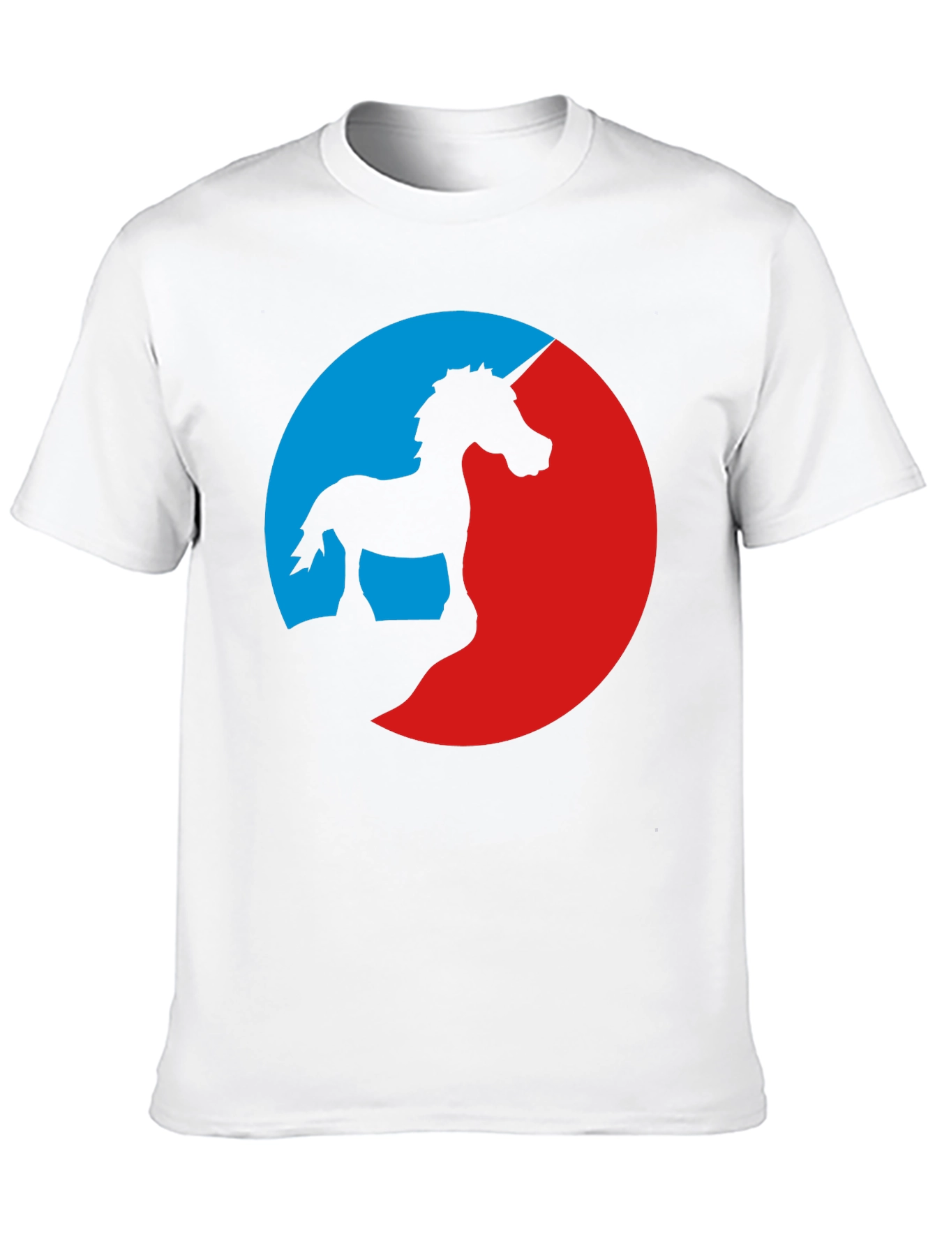 Unicorn Silhouette Graphic Tee - Black