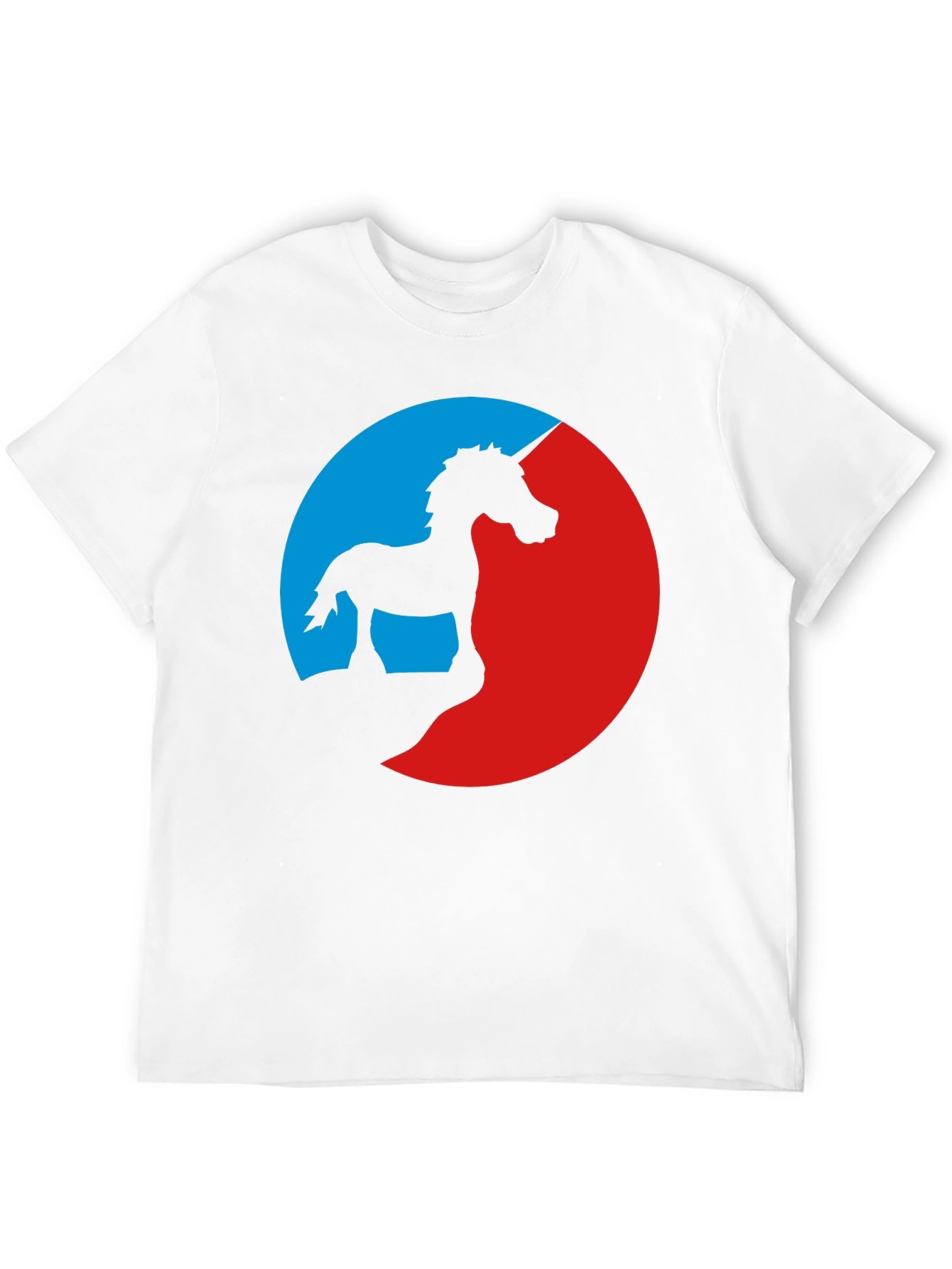 Unicorn Silhouette Graphic Tee - Black