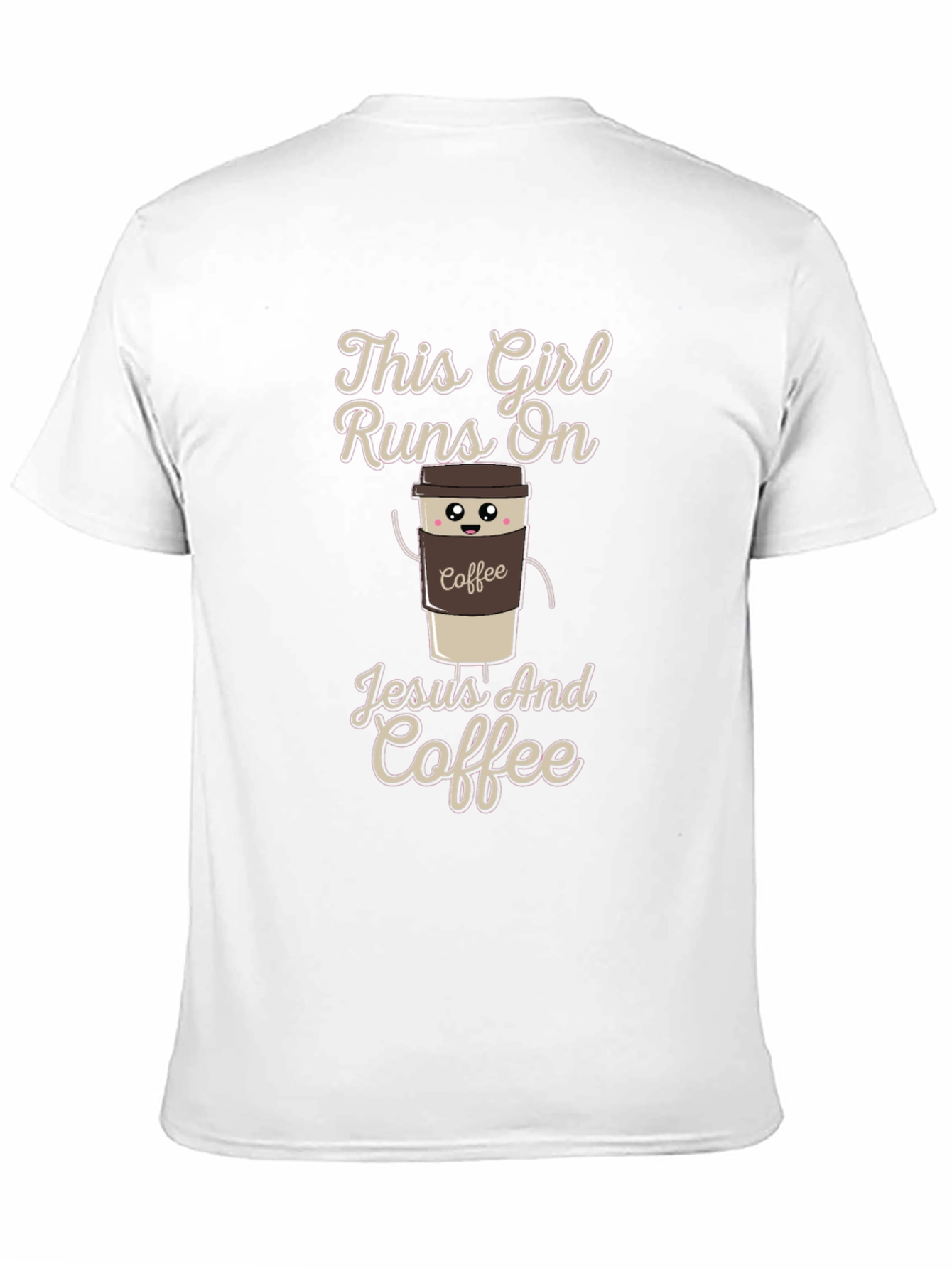 This Girl Runs on Jesus and Coffee T-Shirt