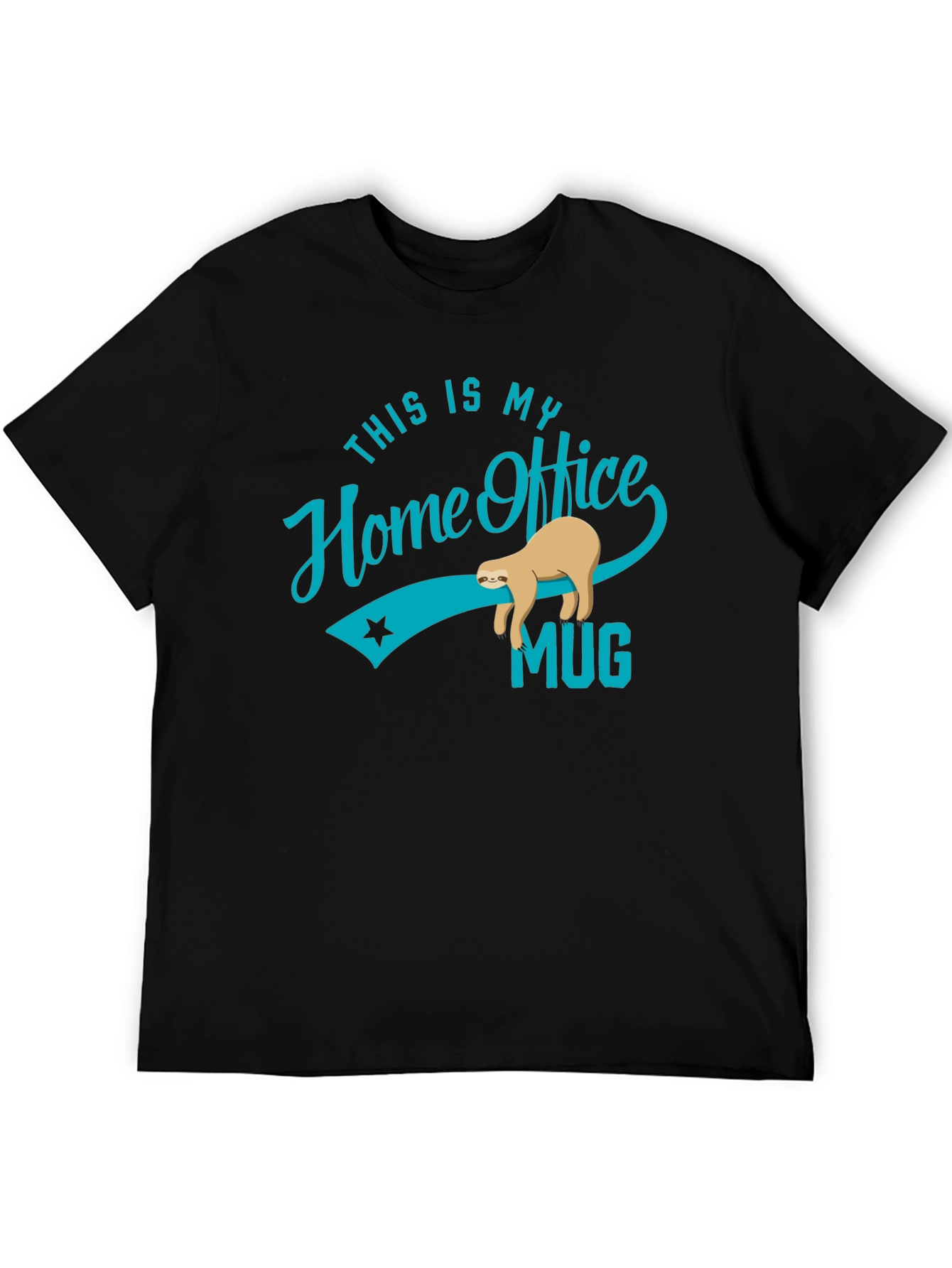 Funny Sloth Home Office T-Shirt