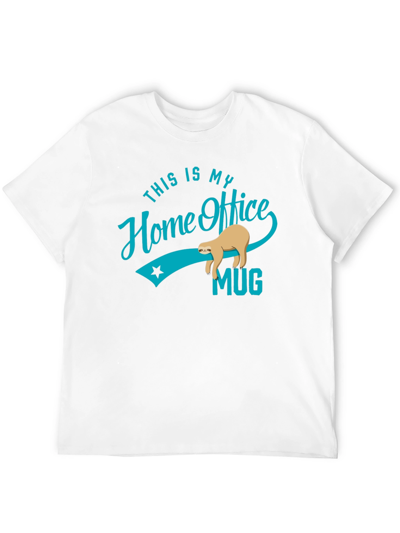 Funny Sloth Home Office T-Shirt