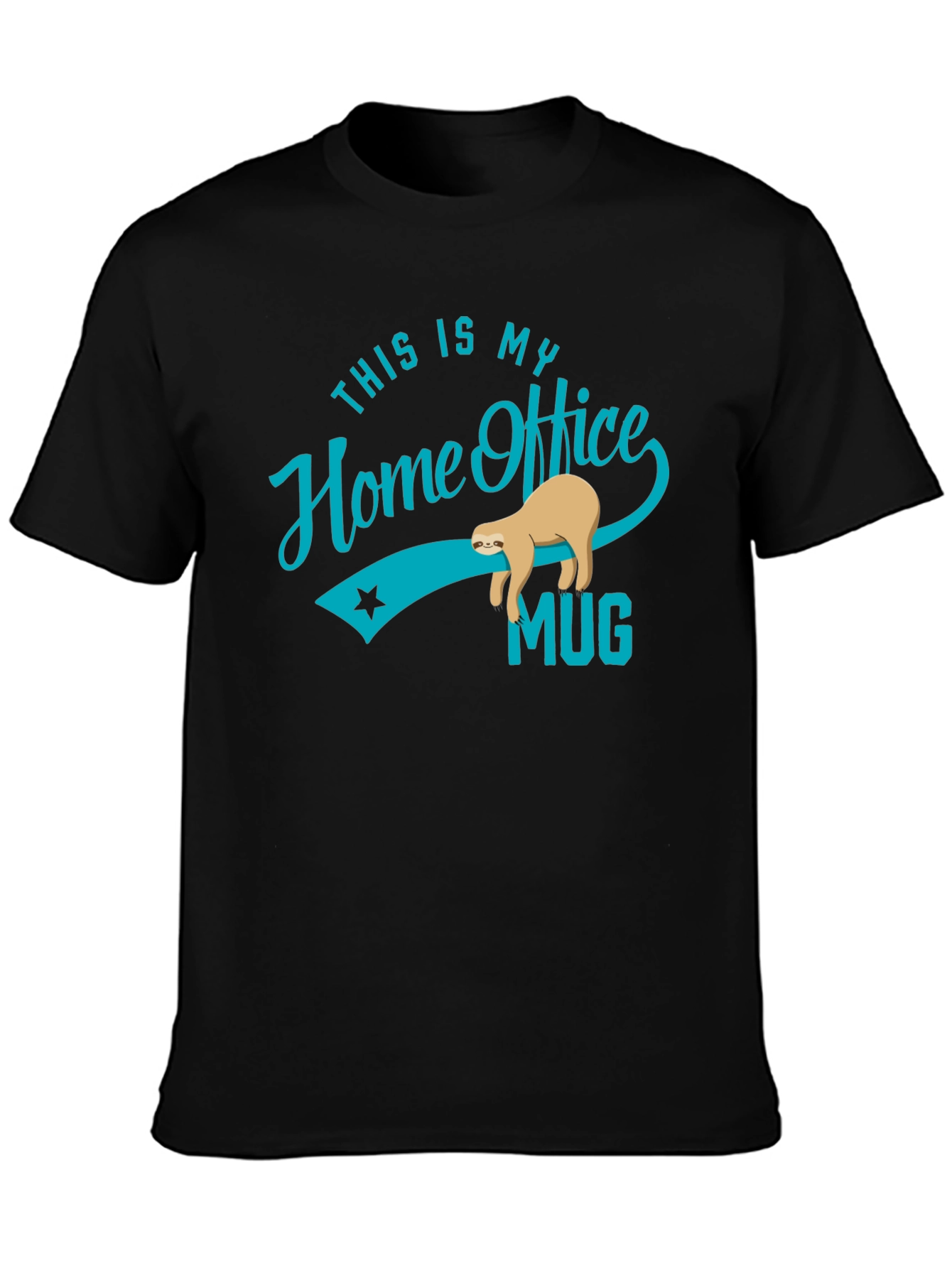 Funny Sloth Home Office T-Shirt