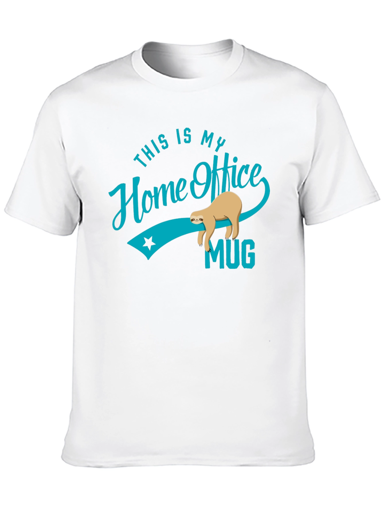 Funny Sloth Home Office T-Shirt