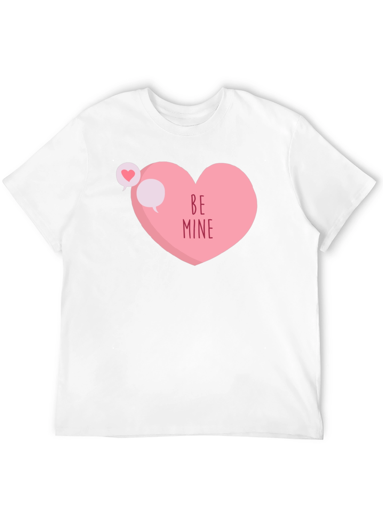 Be Mine Heart Graphic T-Shirt - Valentines Day