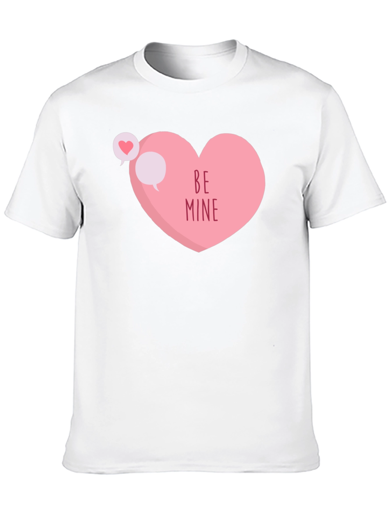 Be Mine Heart Graphic T-Shirt - Valentines Day