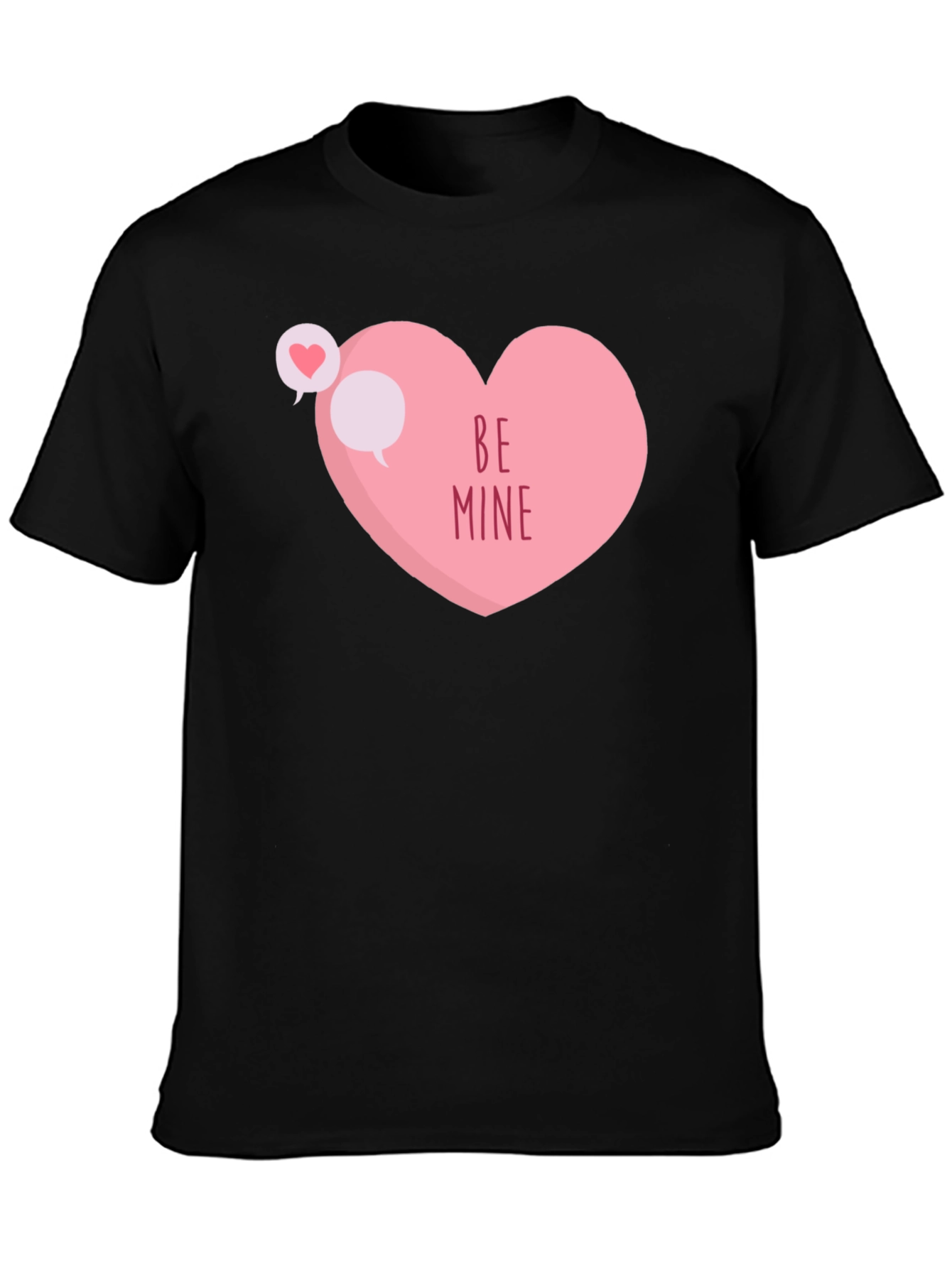 Be Mine Heart Graphic T-Shirt - Valentines Day