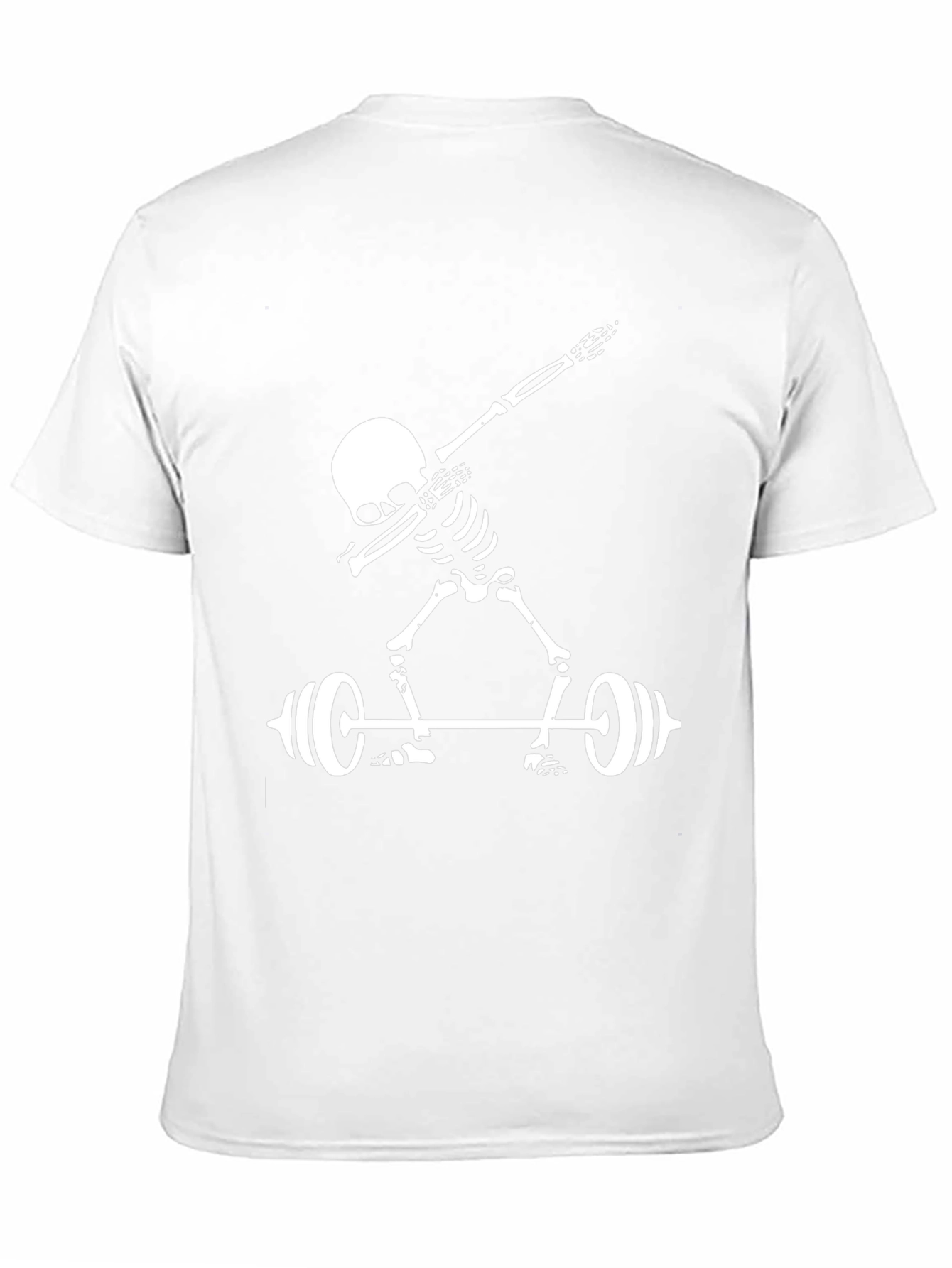 Skeleton Lifting Black Graphic Tee
