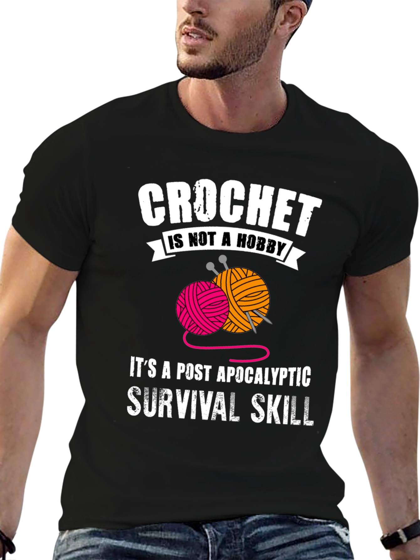 Crochet Survival Skill Graphic Tee