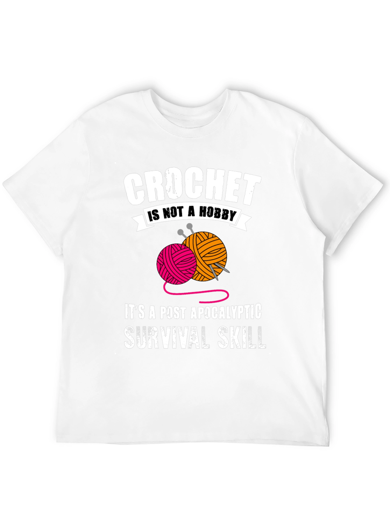 Crochet Survival Skill Graphic Tee
