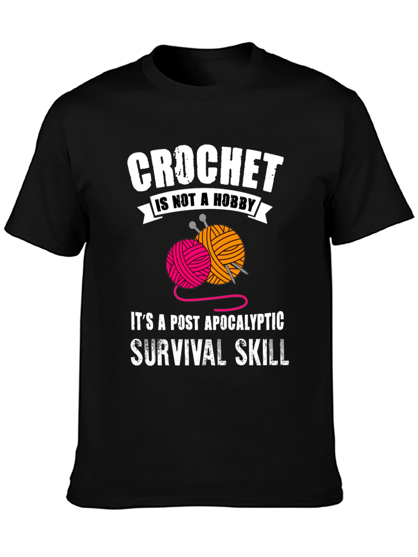 Crochet Survival Skill Graphic Tee