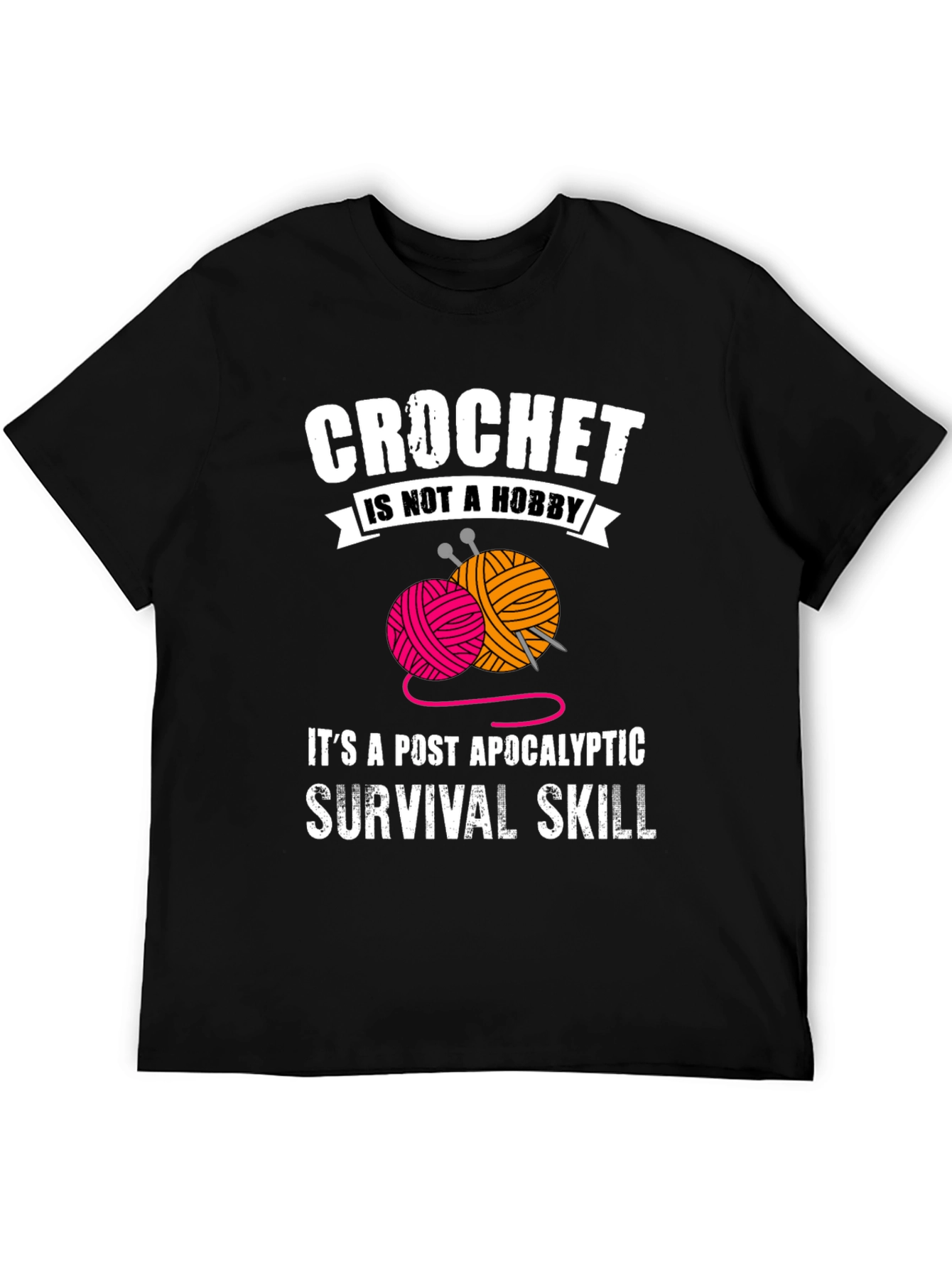 Crochet Survival Skill Graphic Tee