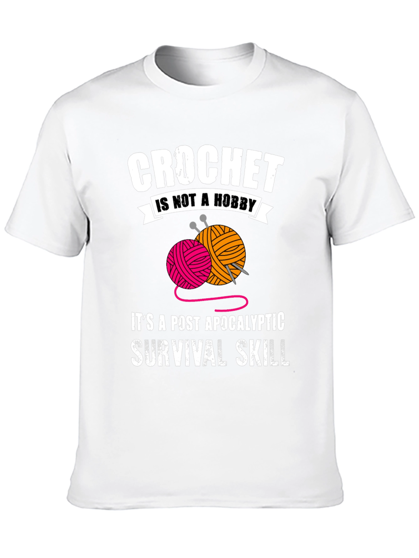 Crochet Survival Skill Graphic Tee