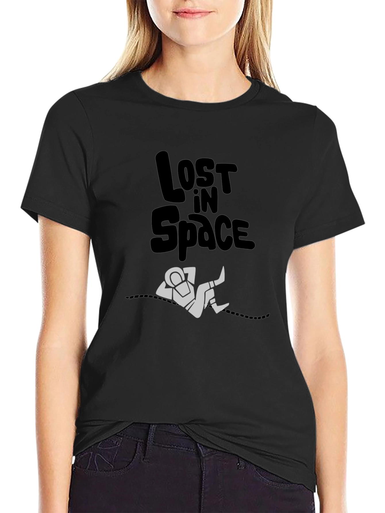 Lost in Space Graphic Print Mens T-Shirt