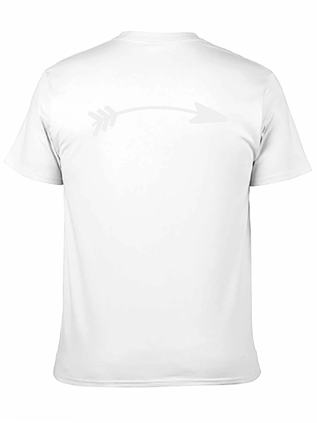 Arrow Graphic Tee - Black Casual Style