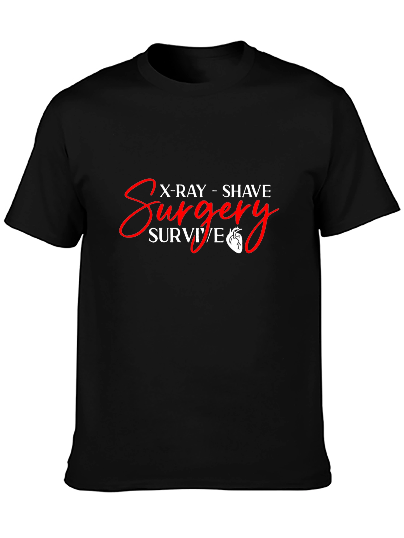 Surgery Survivor Black T-Shirt