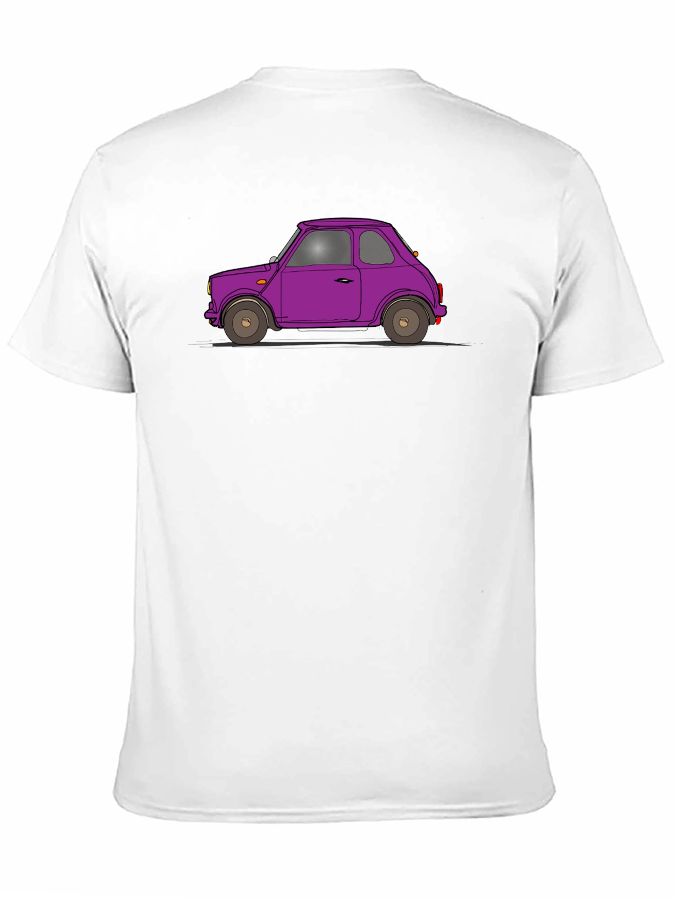 Purple Car Graphic Tee - Classic Automotive Style
