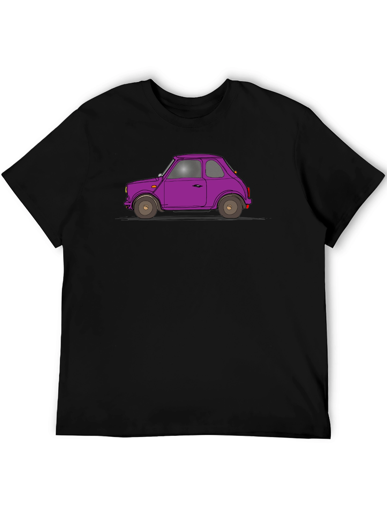 Purple Car Graphic Tee - Classic Automotive Style