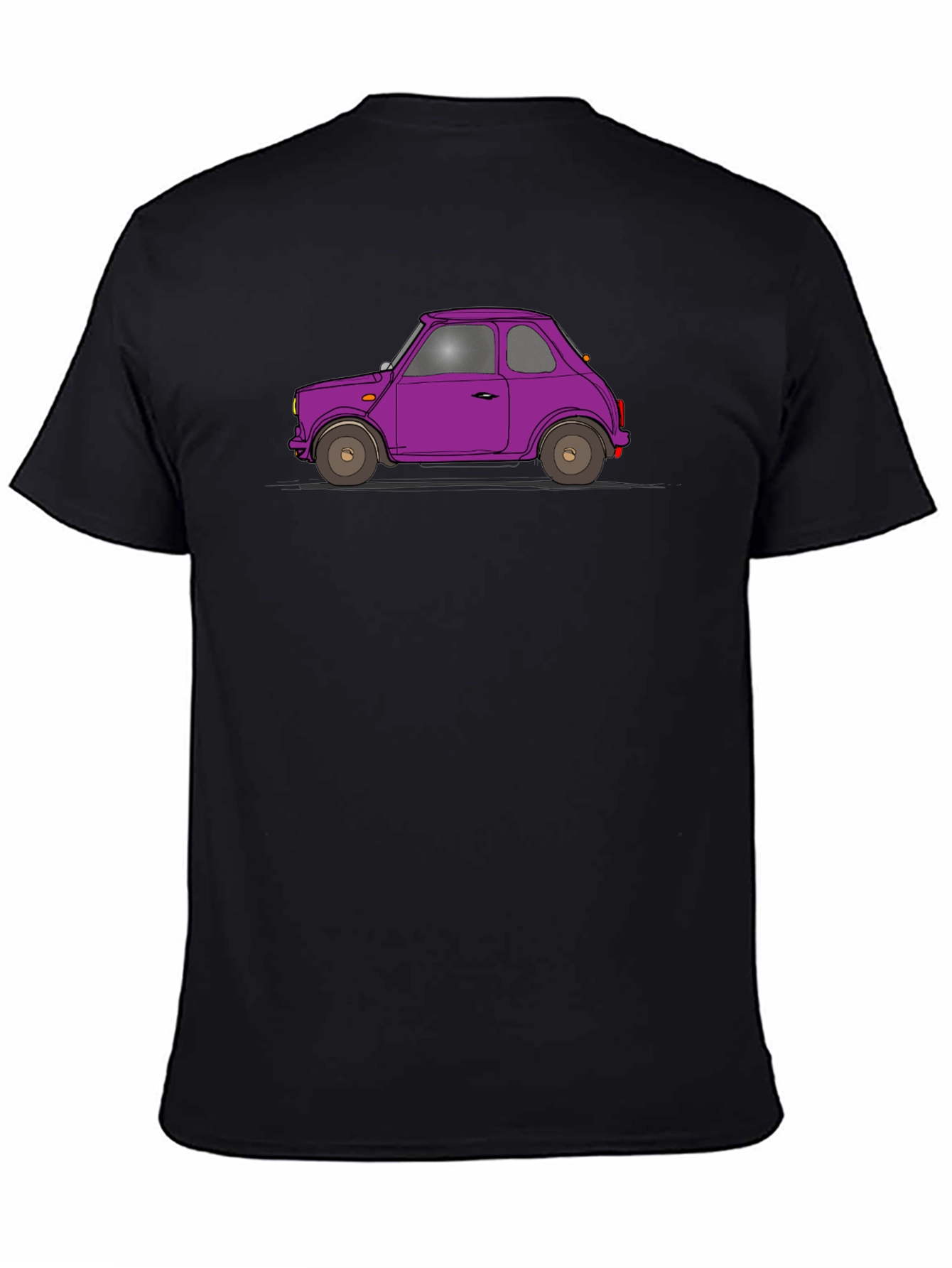 Purple Car Graphic Tee - Classic Automotive Style