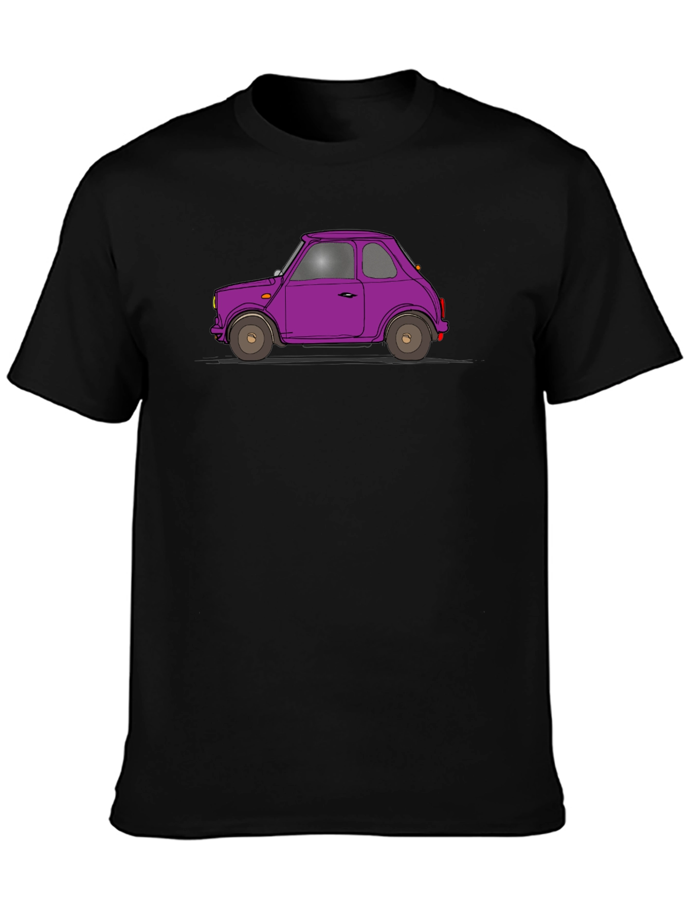 Purple Car Graphic Tee - Classic Automotive Style