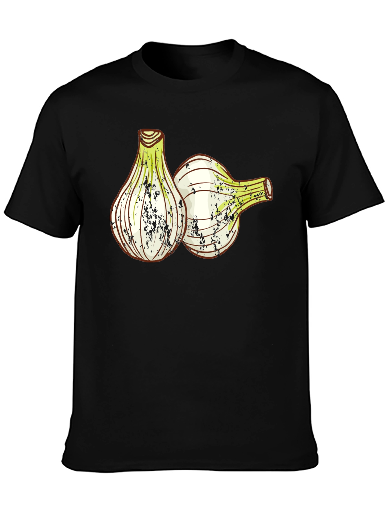 Onion Graphic T-Shirt - Black Cotton Tee