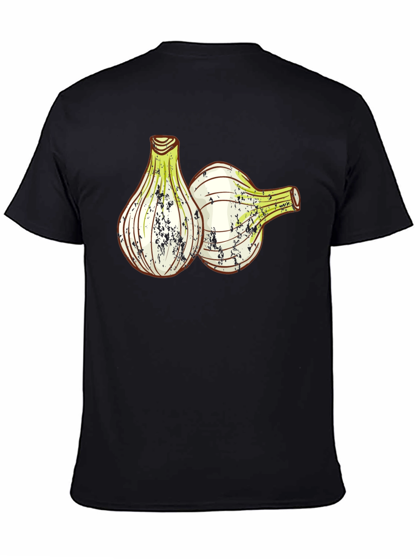 Onion Graphic T-Shirt - Black Cotton Tee