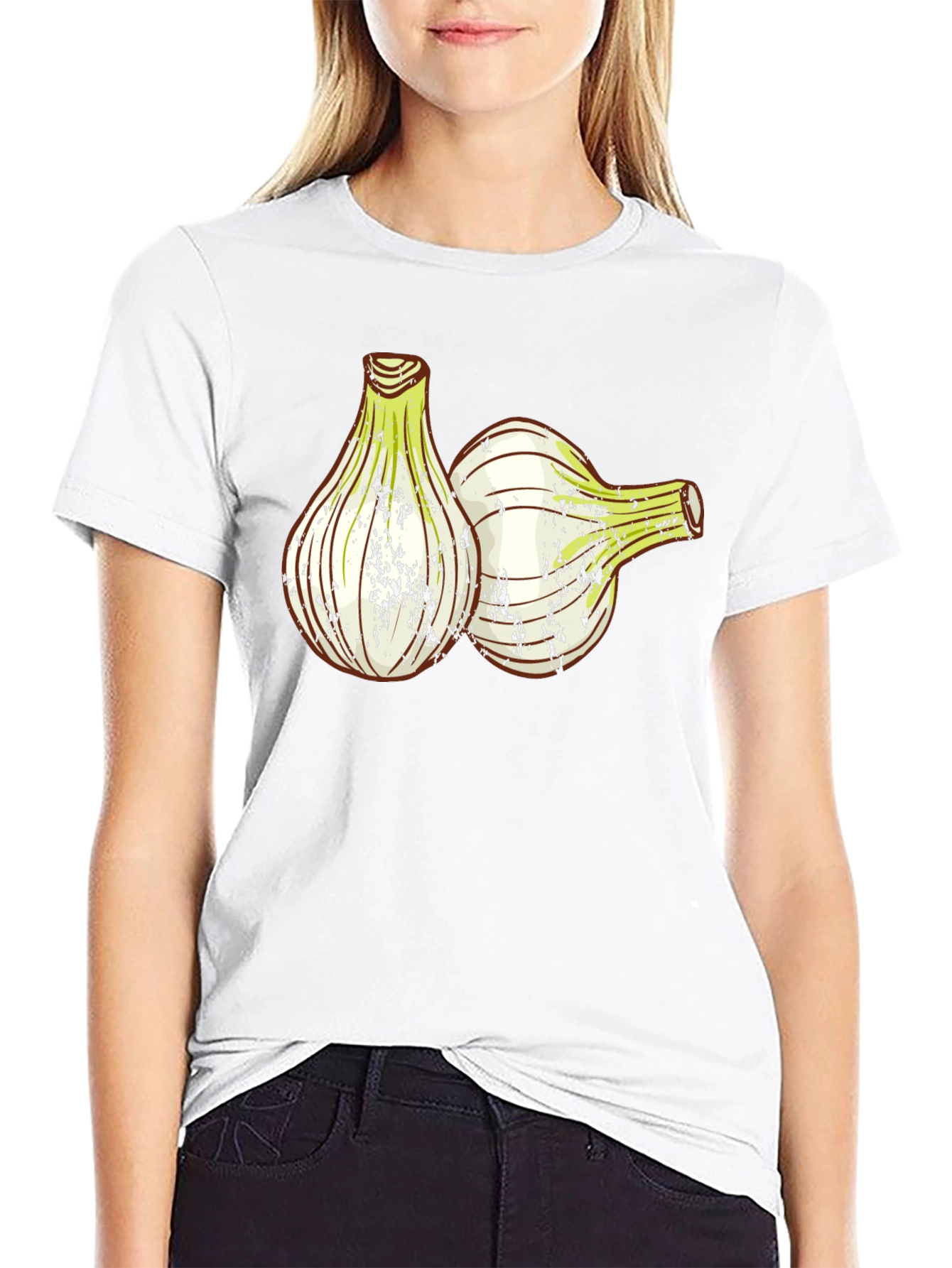 Onion Graphic T-Shirt - Black Cotton Tee