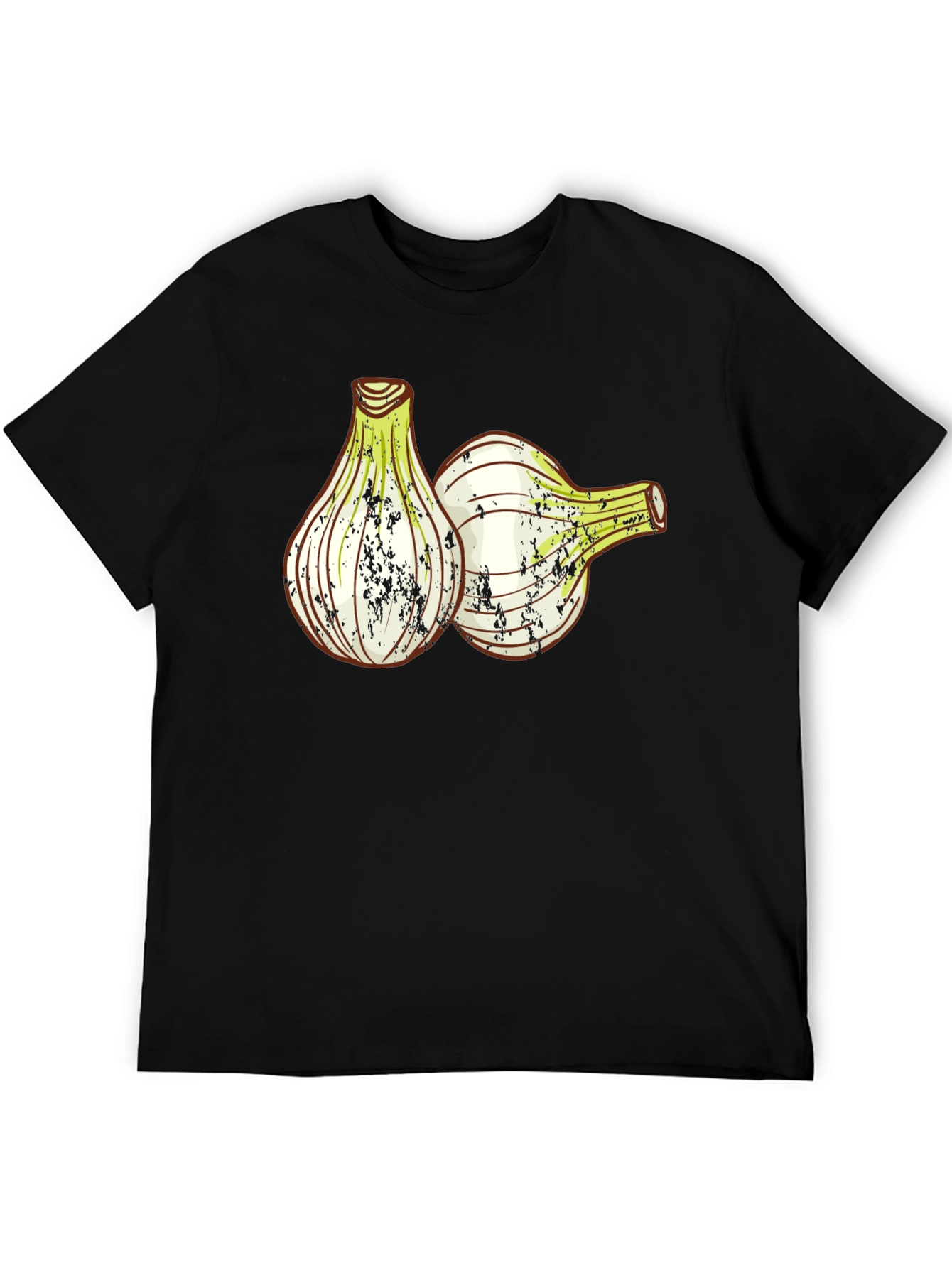 Onion Graphic T-Shirt - Black Cotton Tee