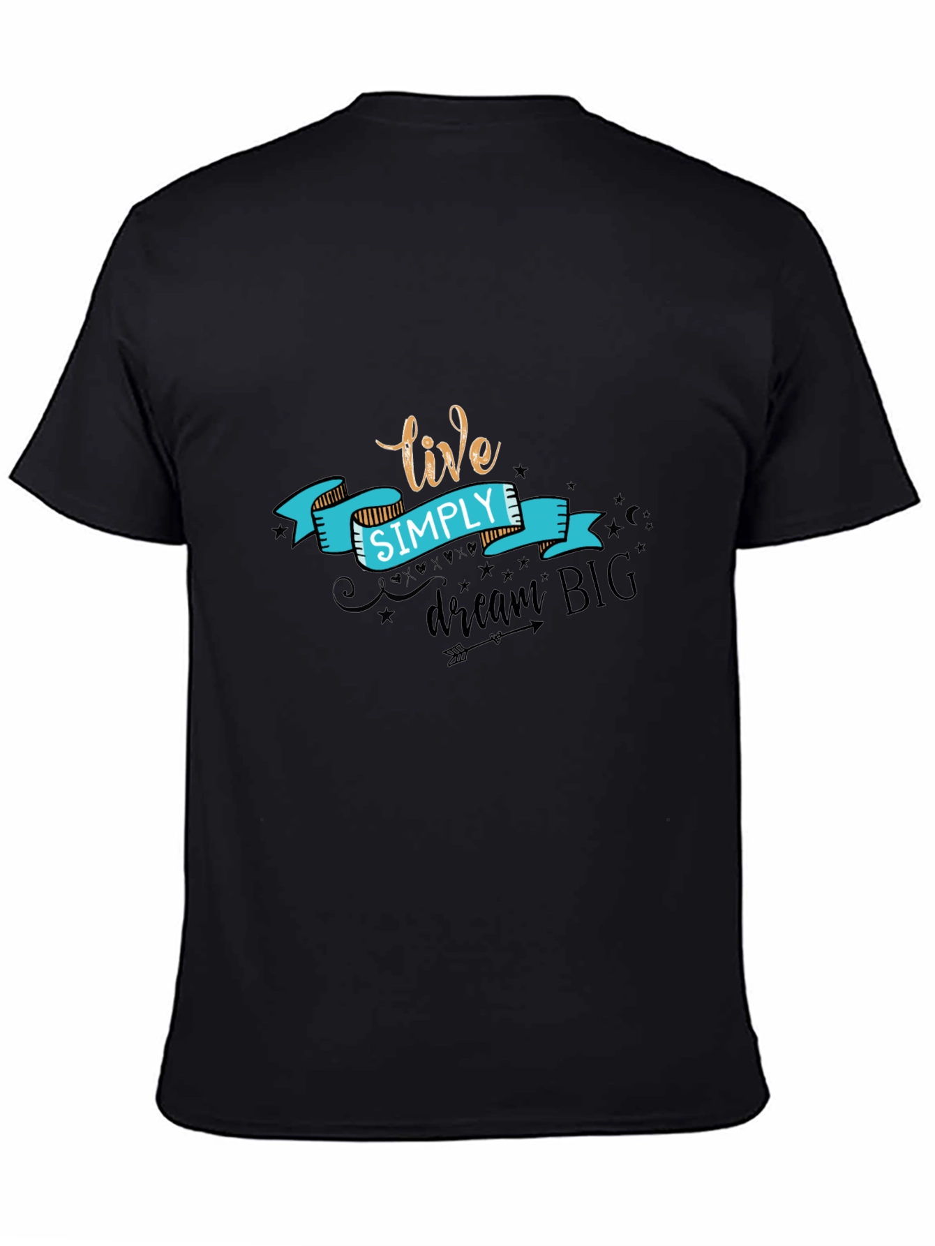 Live Simply T-Shirt - Black