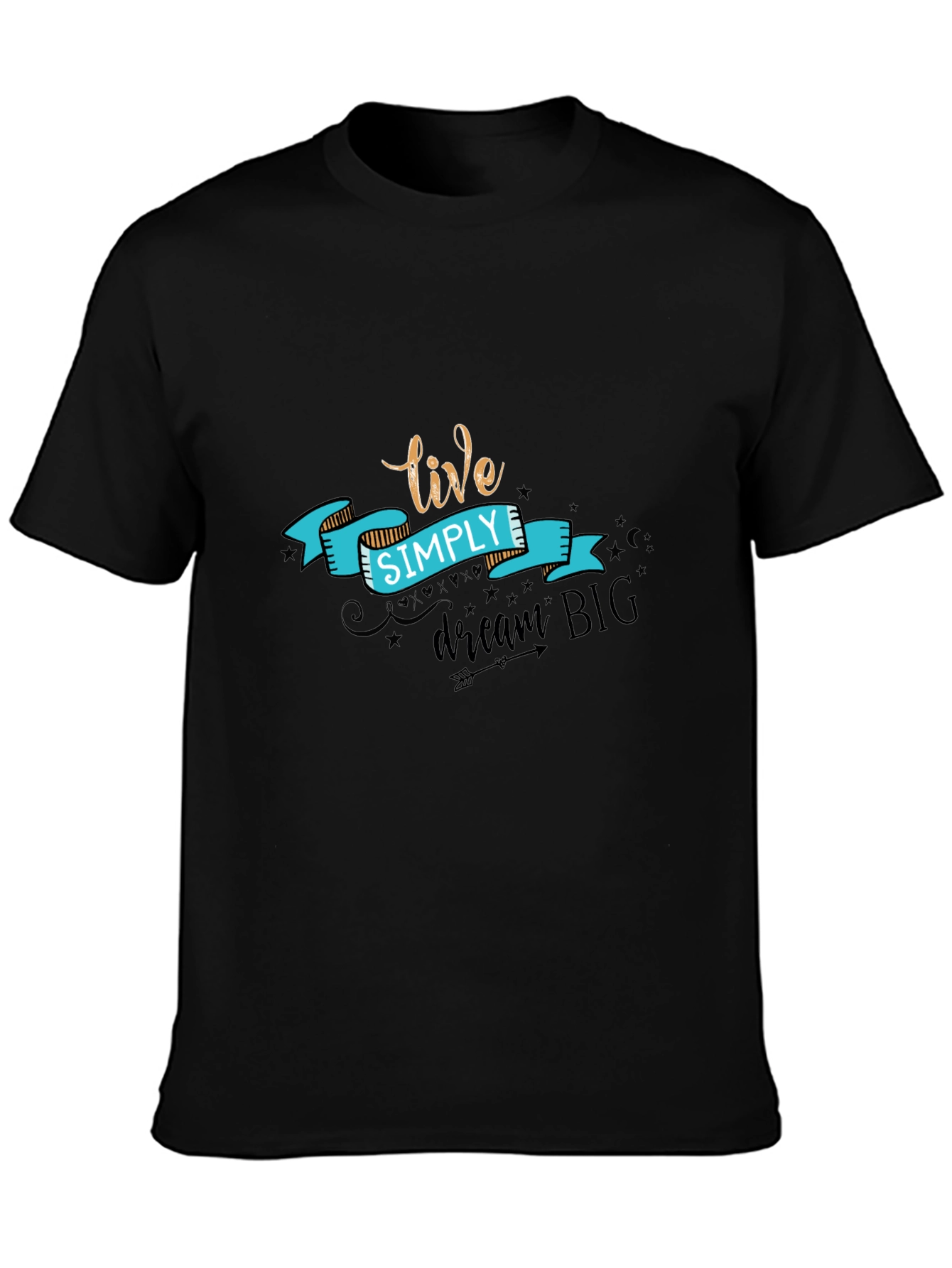 Live Simply T-Shirt - Black
